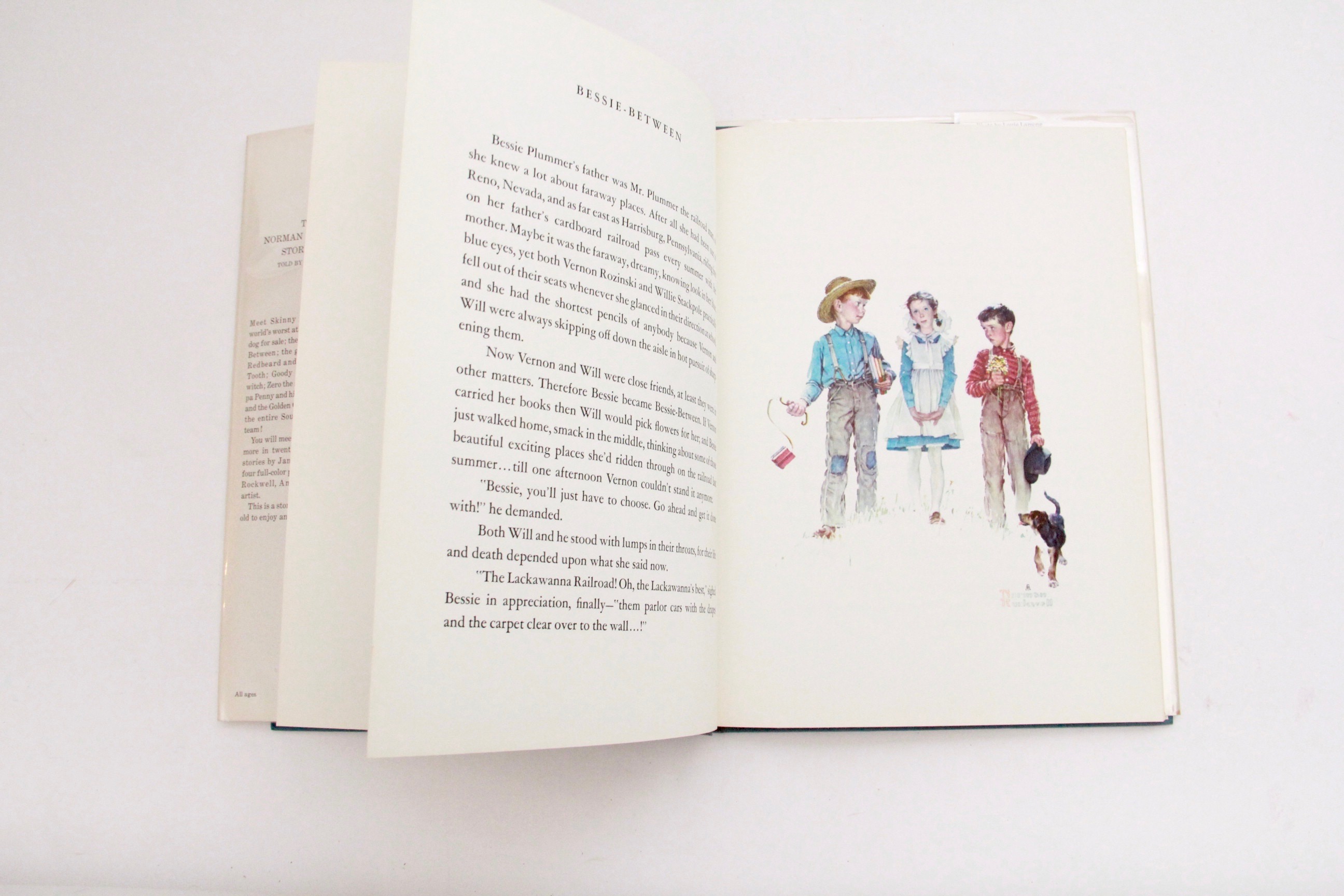 1969 Norman Rockwell Signed "The Norman Rockwell Storybook" and 1975 Signed Letter