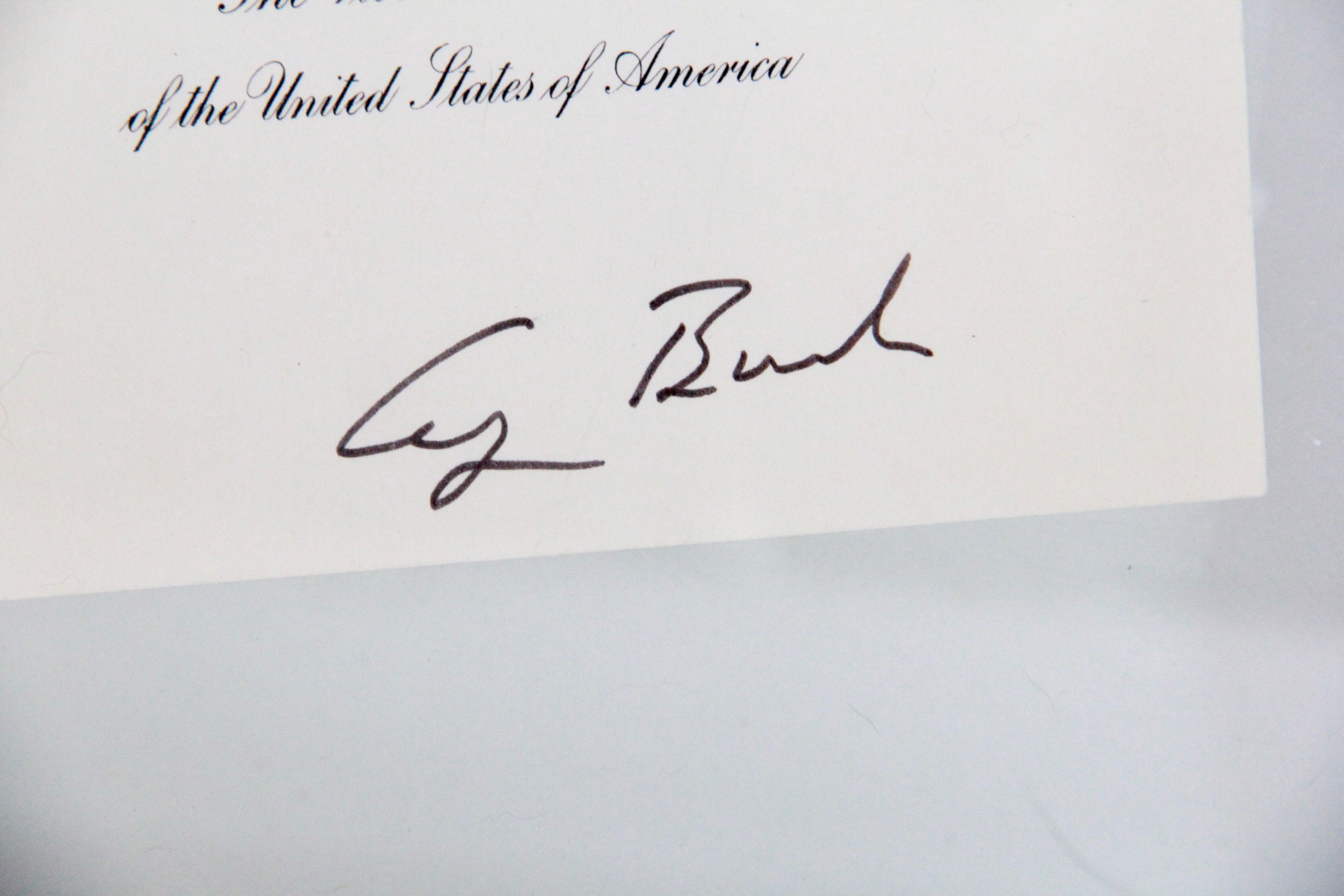 1987 Handwritten Letter and Autograph From Vice President George H. W. Bush