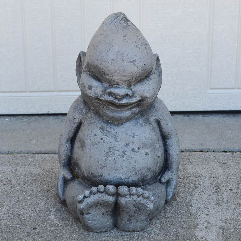 Garden Décor Concrete Billiken Figurine