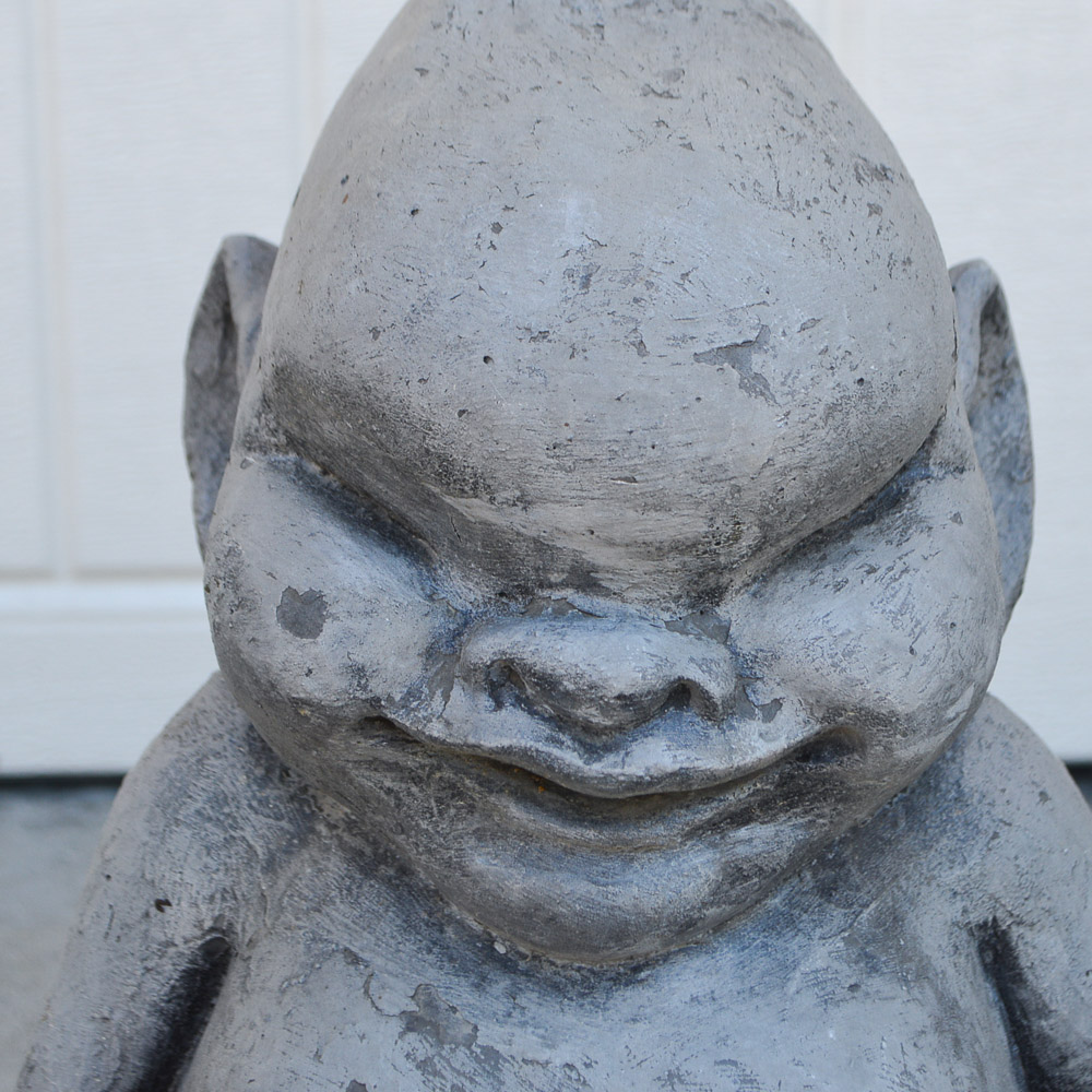 Garden Décor Concrete Billiken Figurine