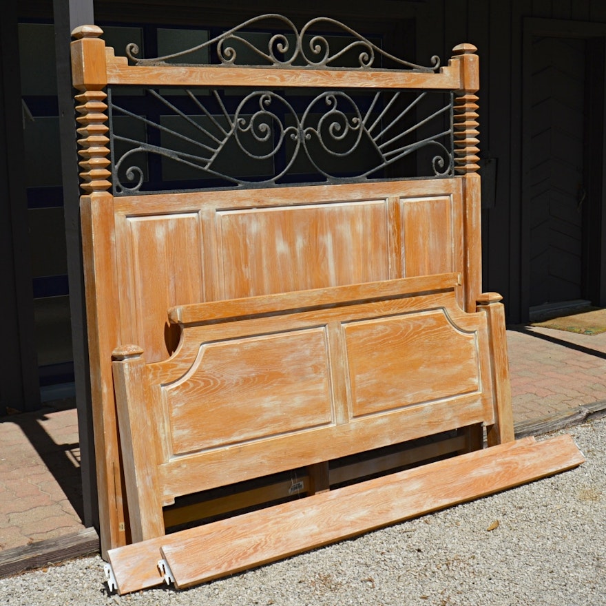 Rustic King Size Headboard