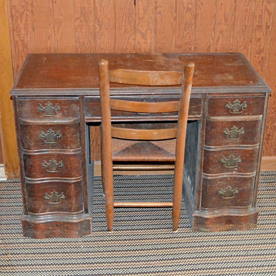 Antique Desk and Chair