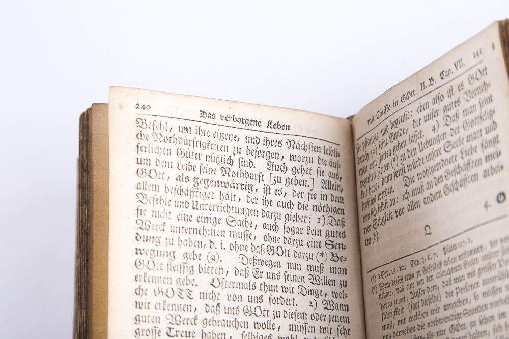 1756 German Language Edition "The Hidden Life With Christ In God"