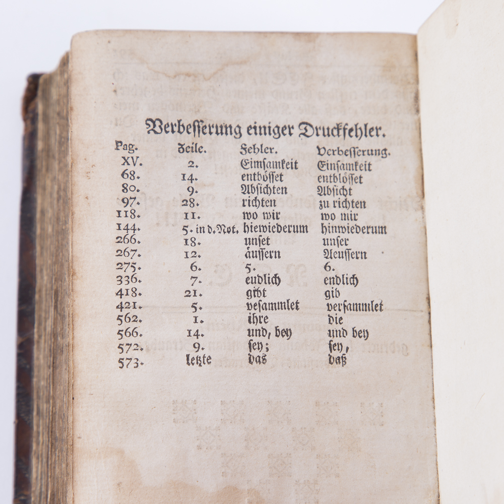 1756 German Language Edition "The Hidden Life With Christ In God"