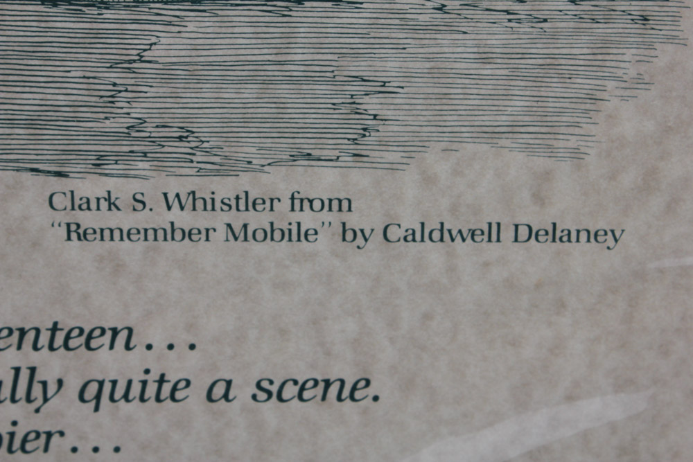 Charles W. Weinacker Jr. Limited Edition Planographic Print of "Ol' Mobile"