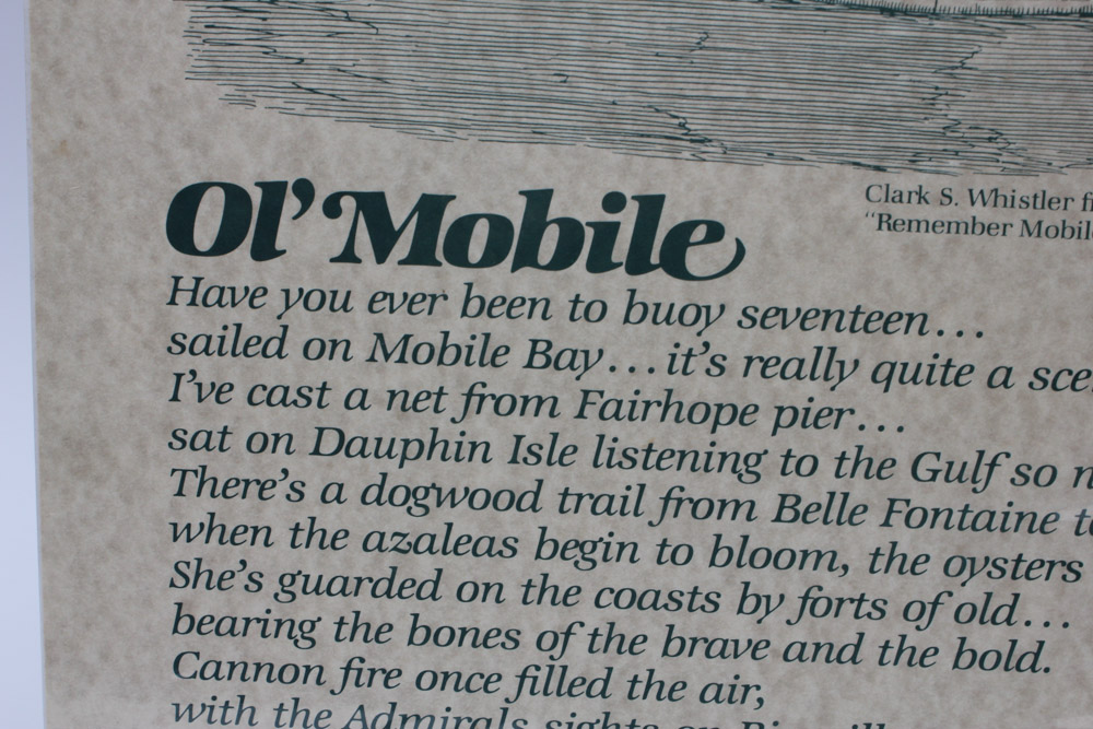 Charles W. Weinacker Jr. Limited Edition Planographic Print of "Ol' Mobile"