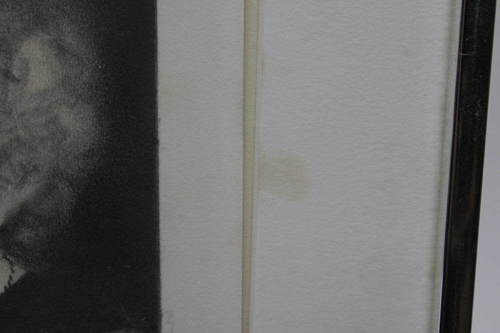 1973 Manon Cleary Graphite Drawing of Twin Sisters