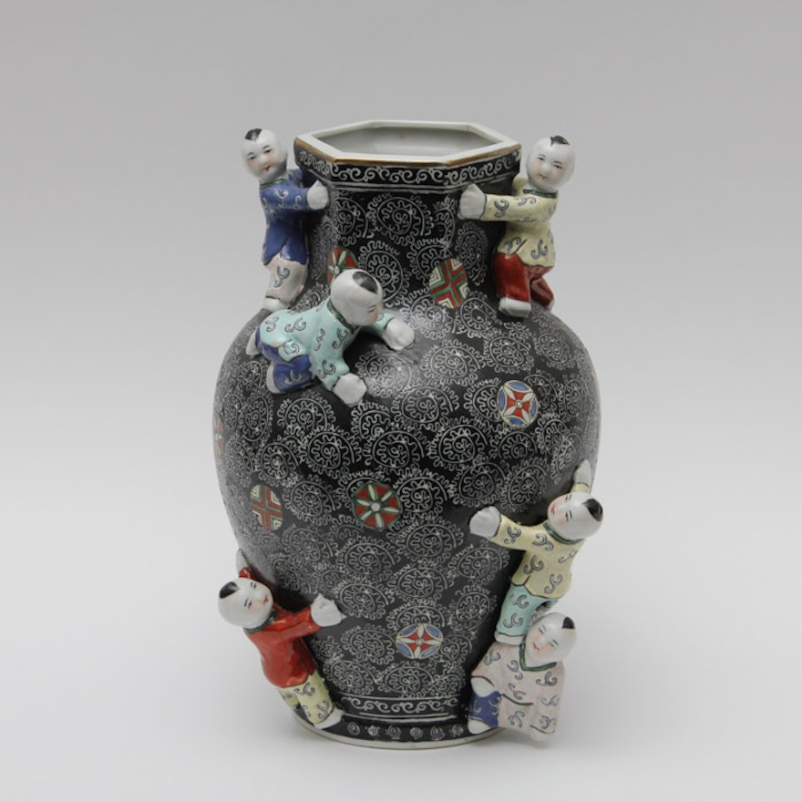 Chinese Ceramic Fertility Vase