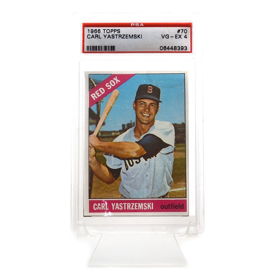 1966 Carl Yastrzemski Topps PSA Graded Card