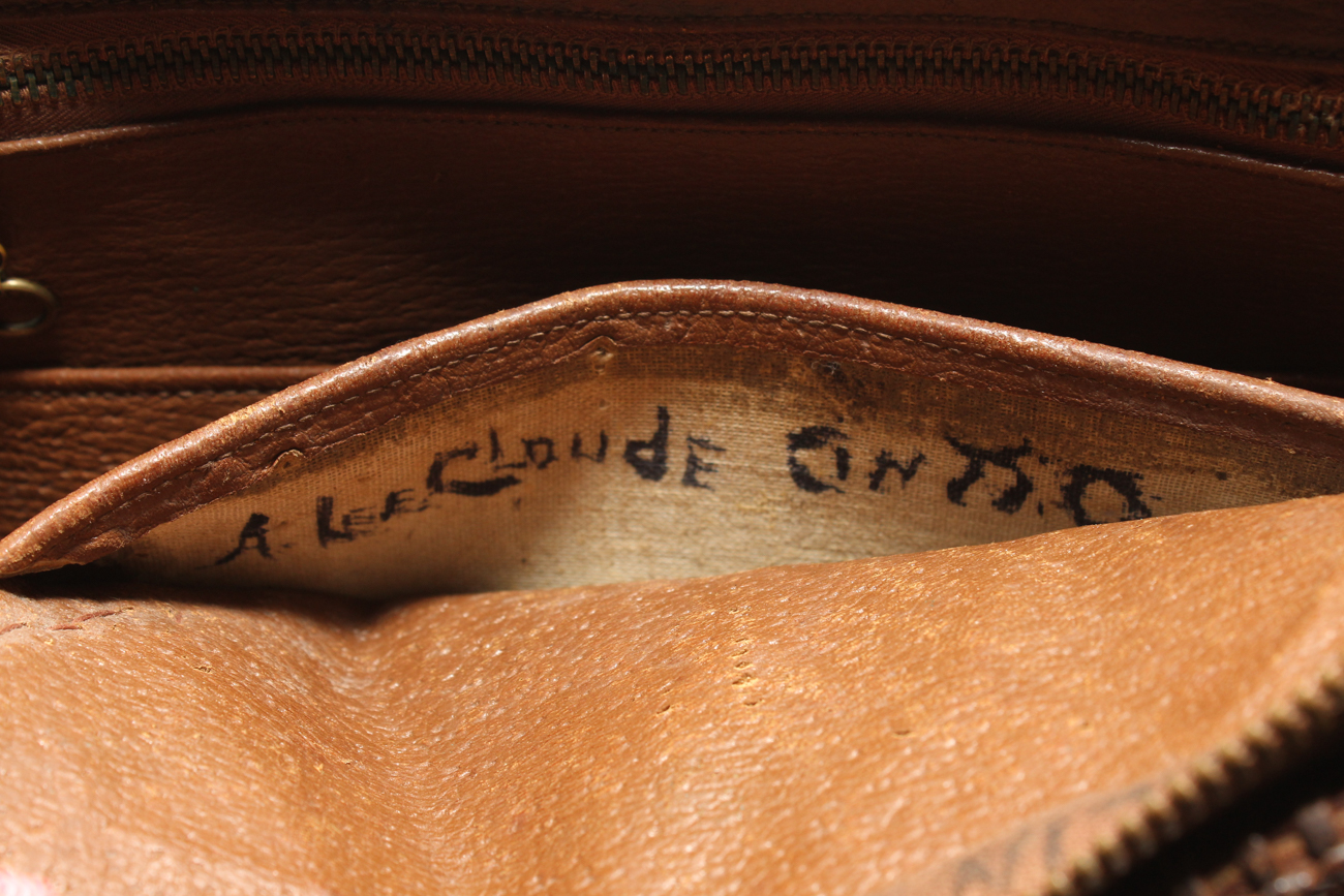 1950s Vintage Genuine Alligator Clutch