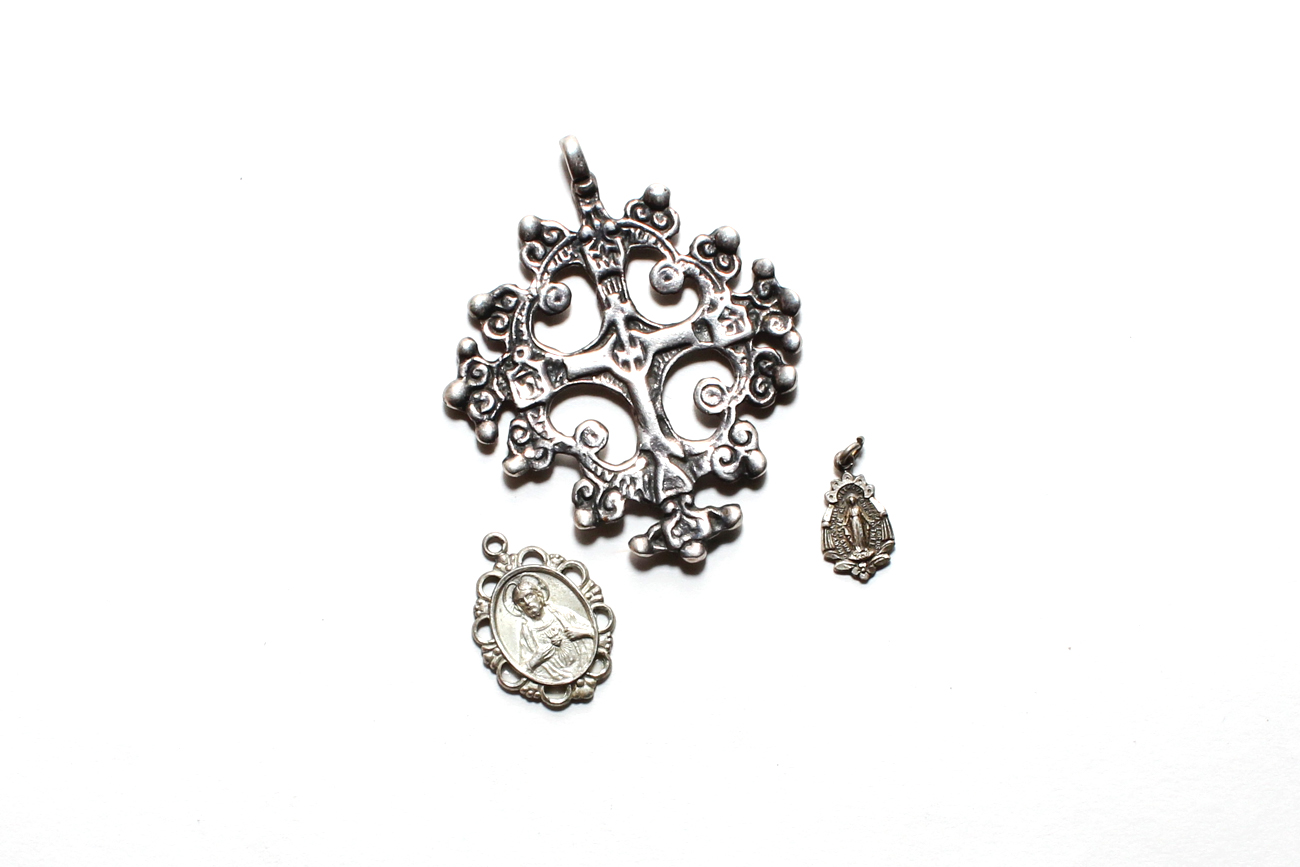 Sterling Silver Religious Pendants And Charms