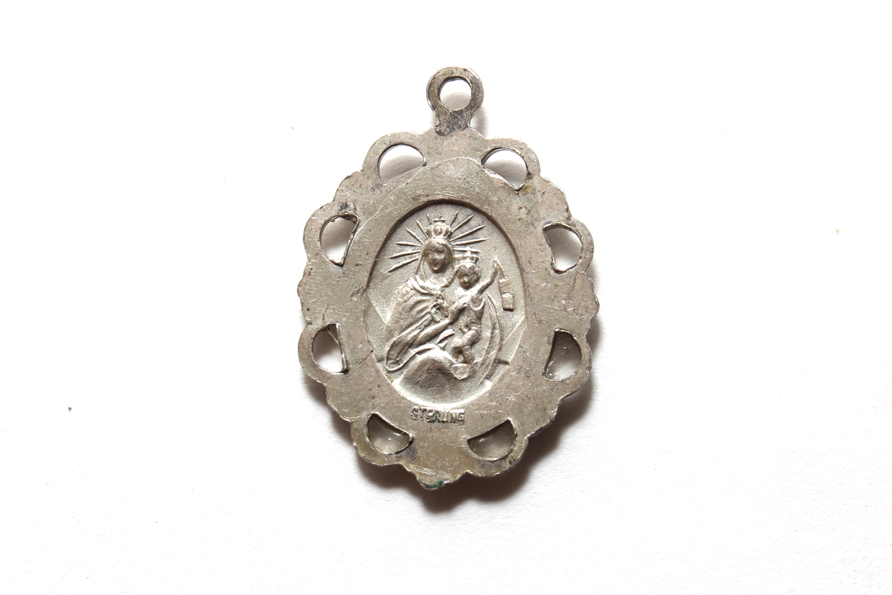 Sterling Silver Religious Pendants And Charms