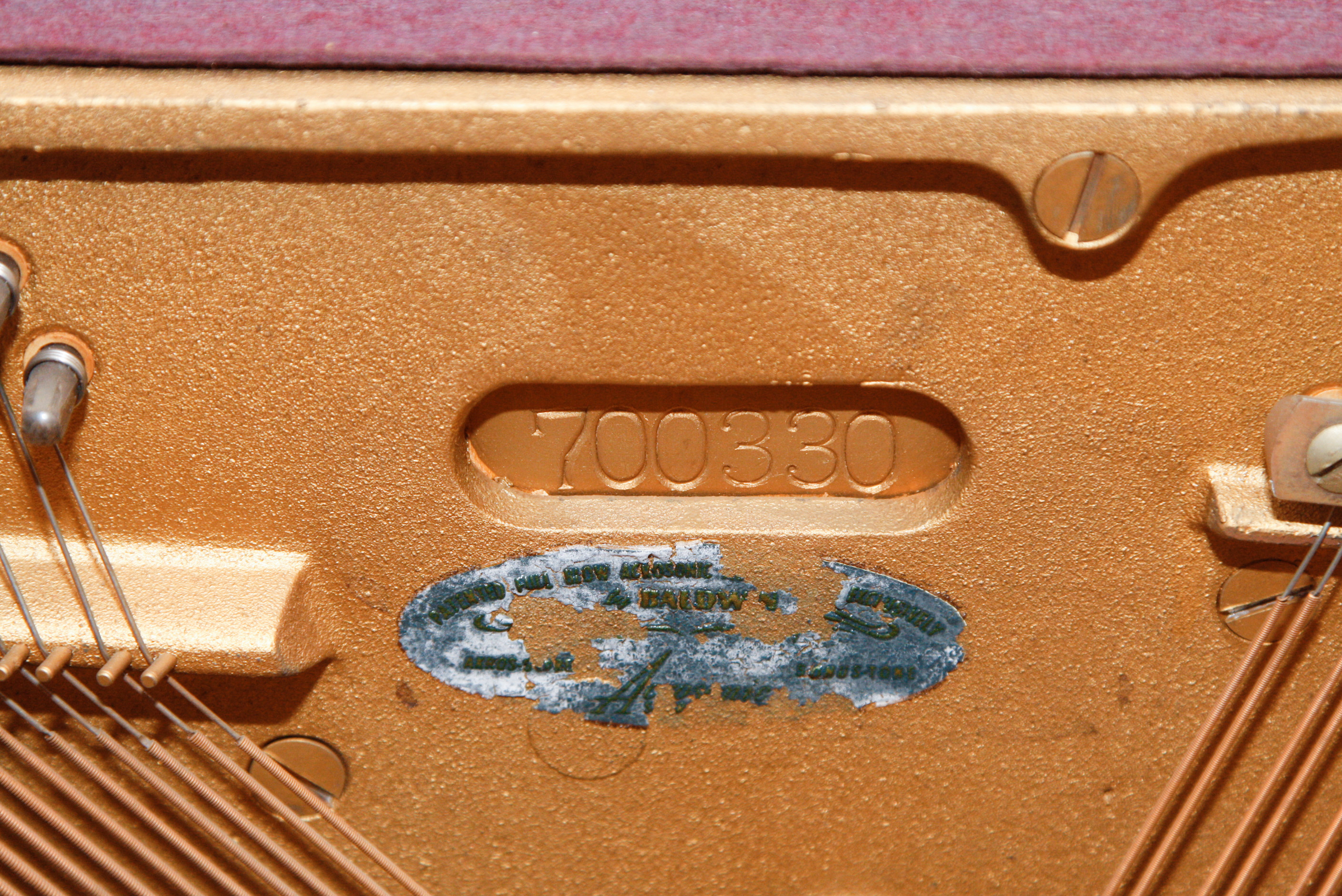 Baldwin Acrosonic Console Piano and Bench