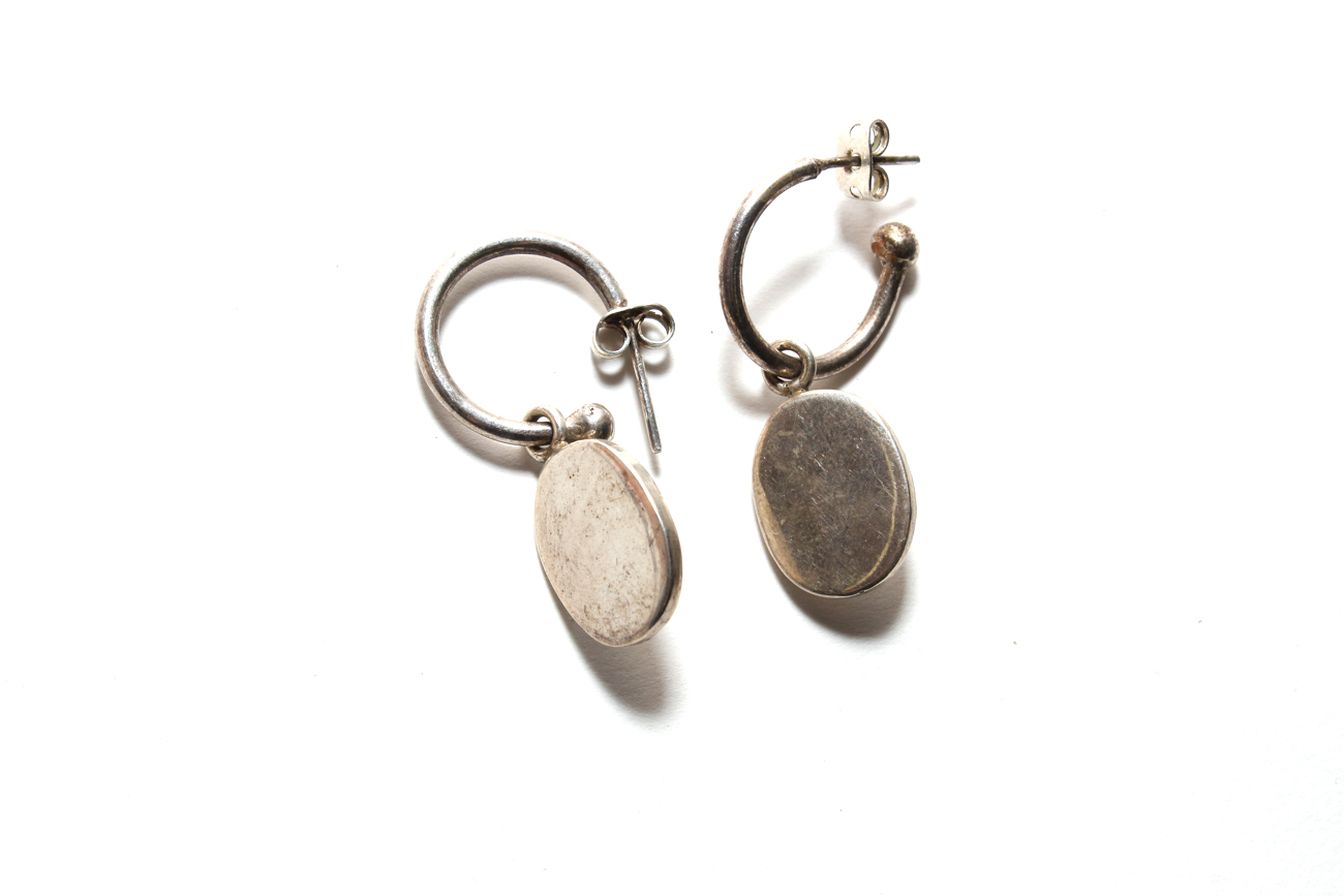 Sterling Silver Chain Necklace And Earrings