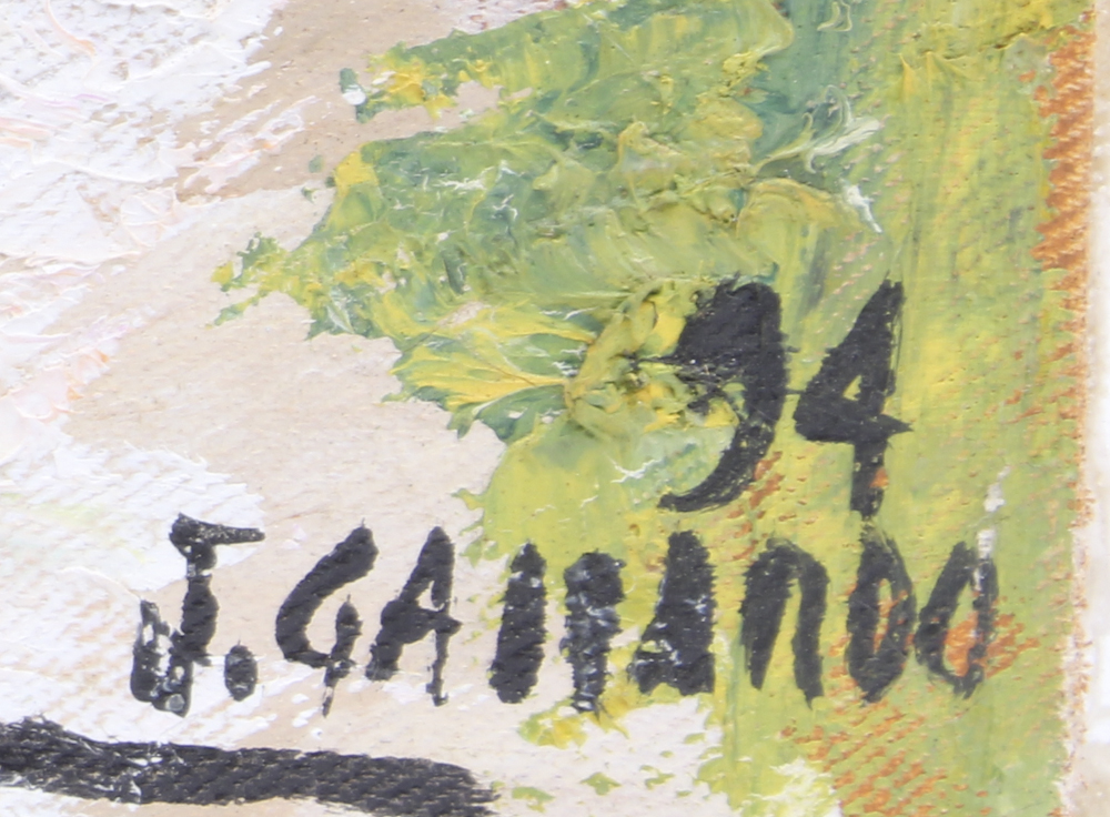 1994 J. Gallardo Painting on Stretched Cloth