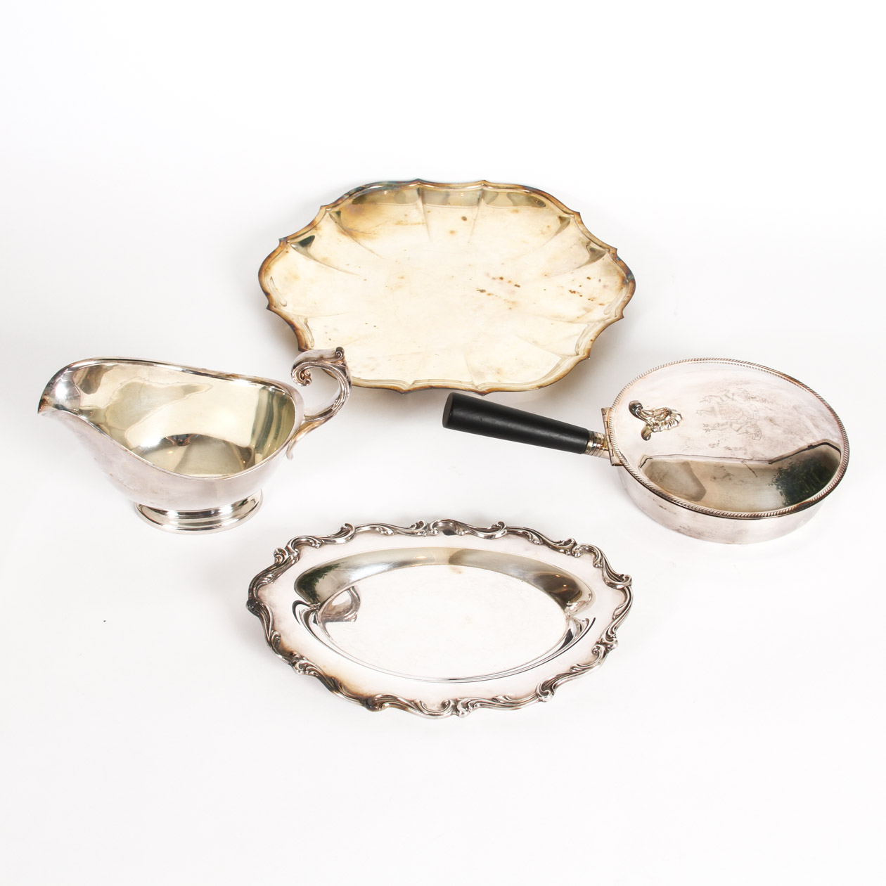 Collection of Silver Plated Serving Pieces