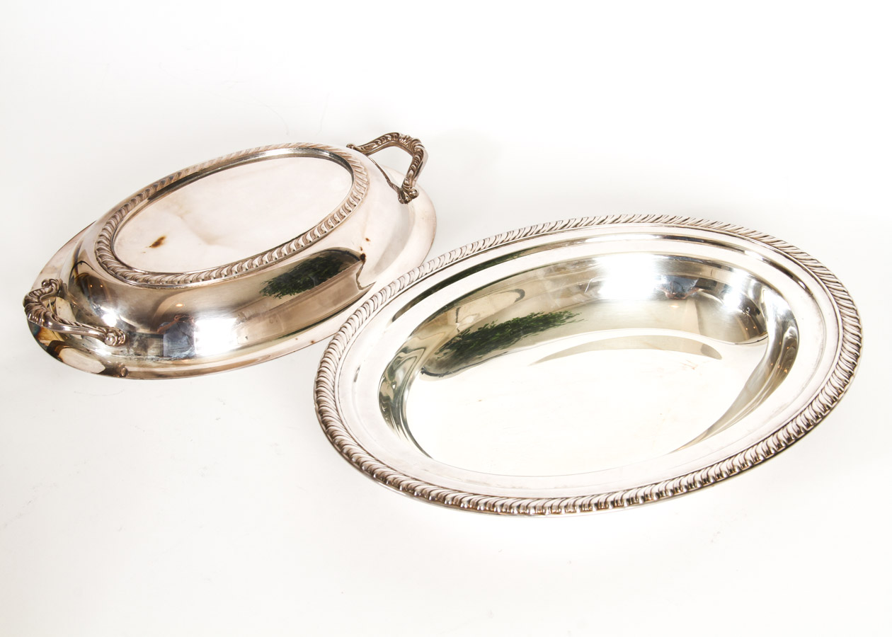 Collection of Silver Plated Serving Pieces