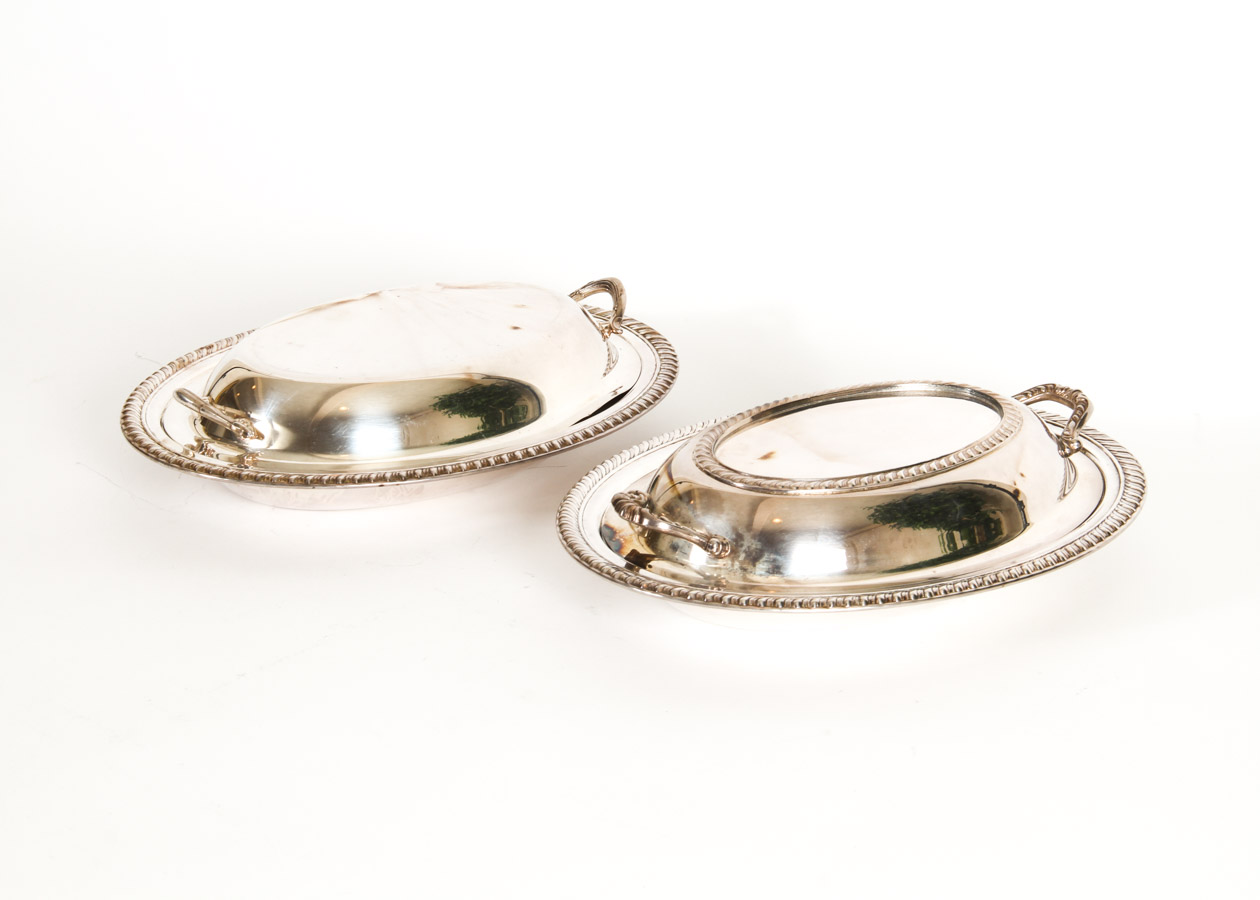 Collection of Silver Plated Serving Pieces