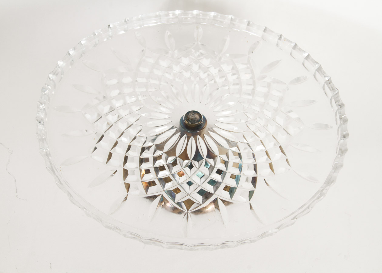 Collection of Vintage Silver Plated Glassware