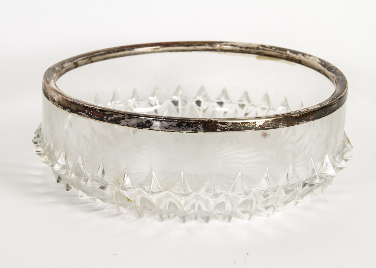 Collection of Vintage Silver Plated Glassware