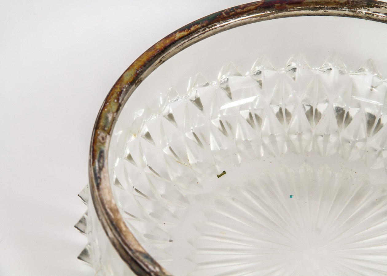 Collection of Vintage Silver Plated Glassware