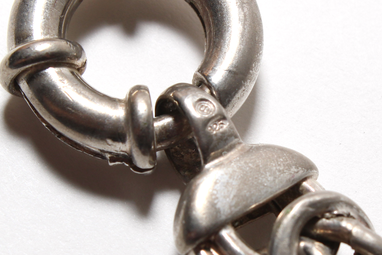 Three Vintage Italian Sterling Silver Bracelets