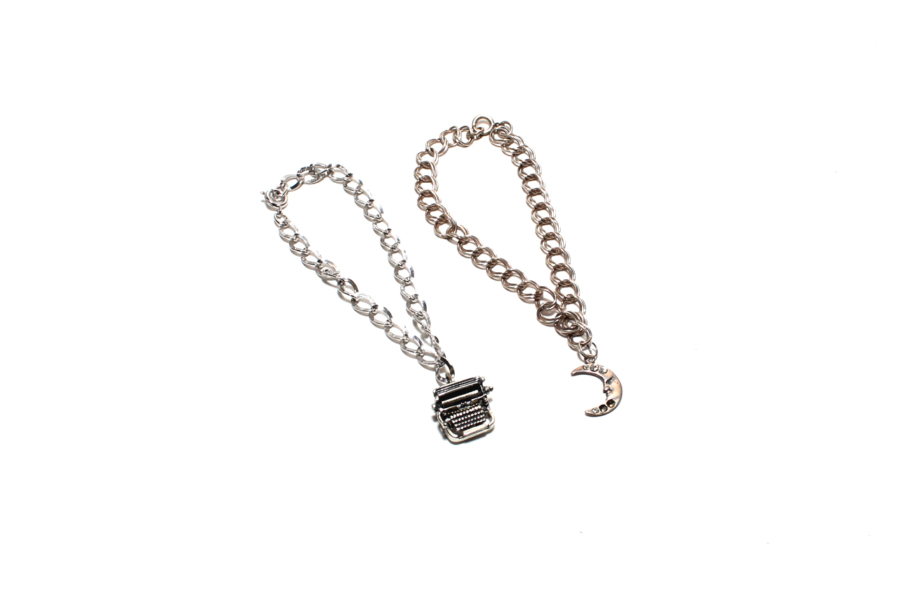 Two Sterling Silver Charm Bracelets Including Jezlaine And Bead