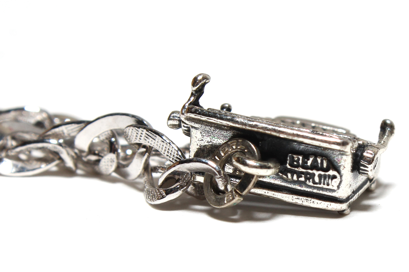 Two Sterling Silver Charm Bracelets Including Jezlaine And Bead