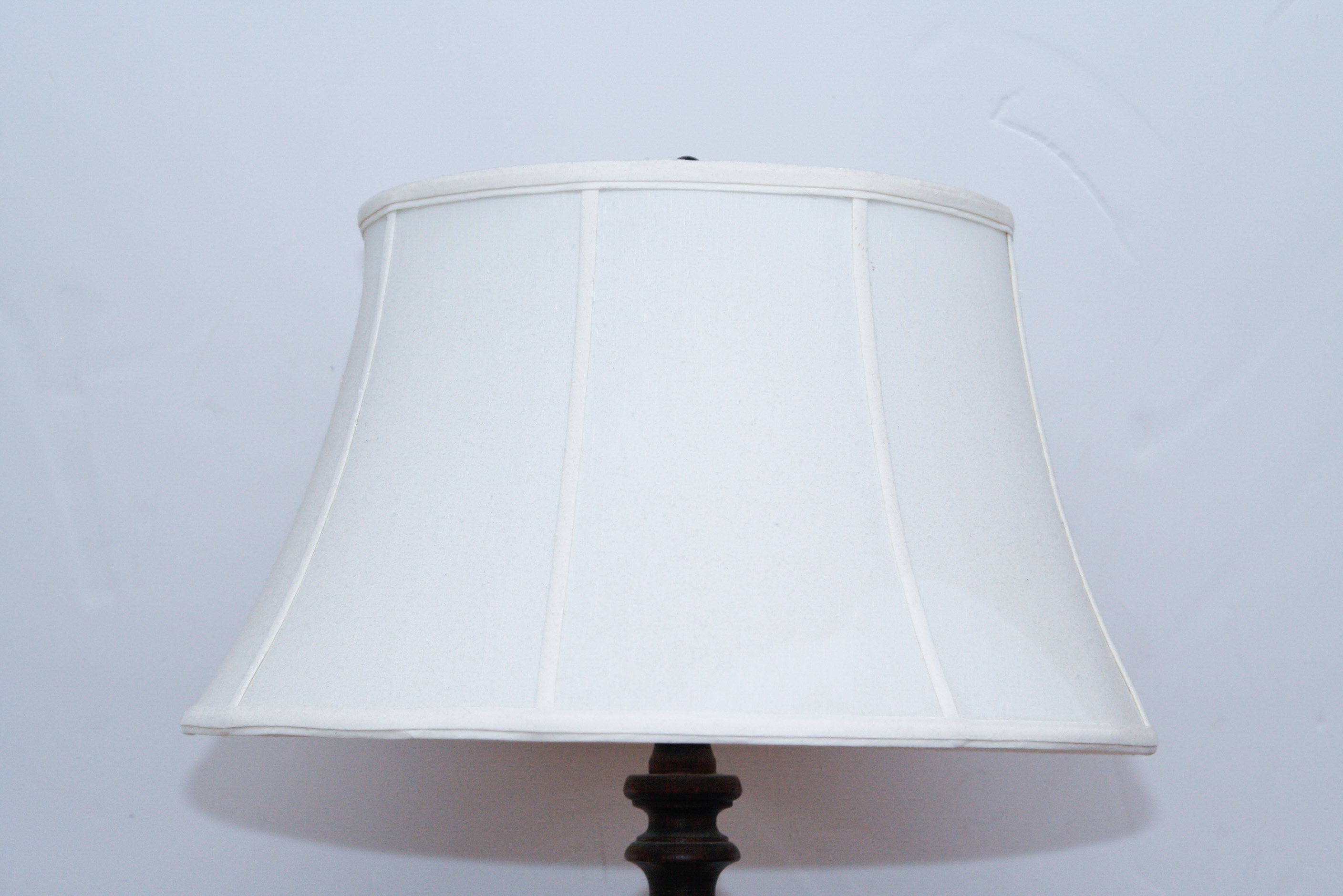 Antique Turned Wood Floor Lamp