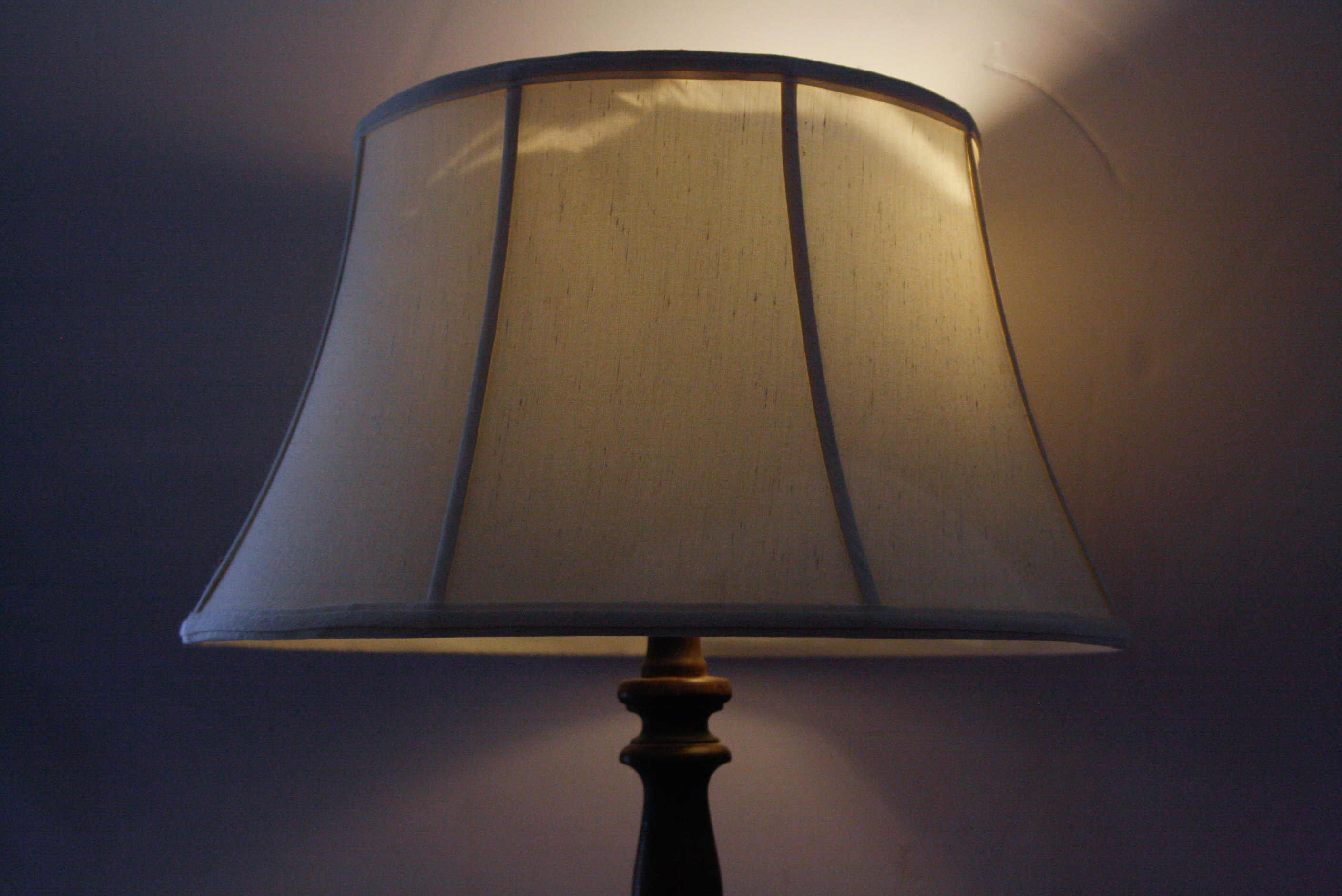 Antique Turned Wood Floor Lamp