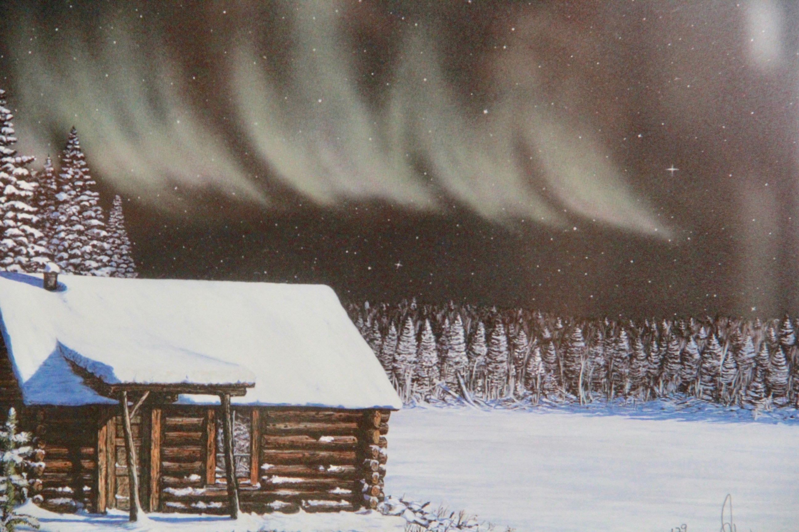 After Glen Scrimshaw Limited Edition Lithograph "Northern Spirits"