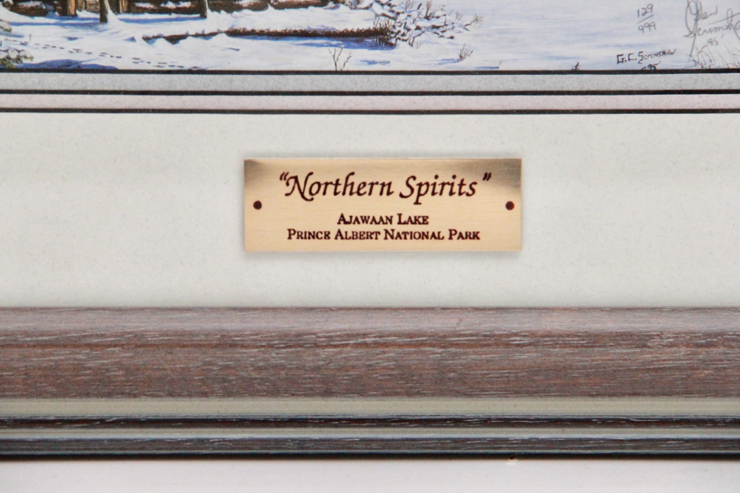 After Glen Scrimshaw Limited Edition Lithograph "Northern Spirits"