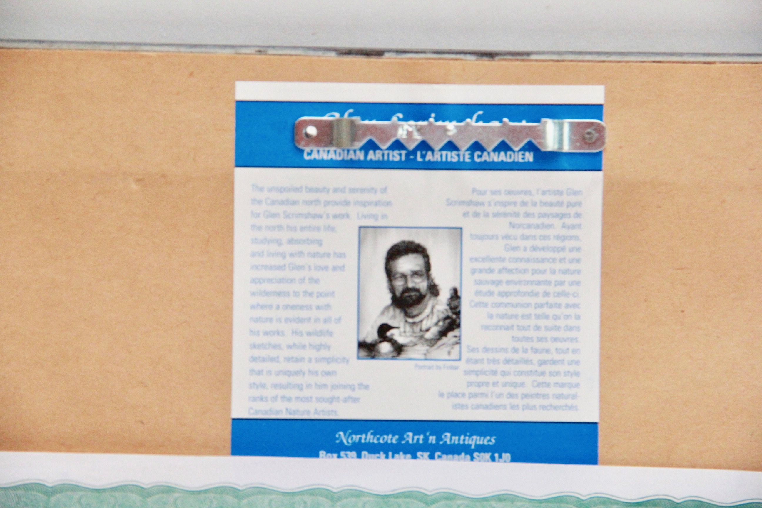 After Glen Scrimshaw Limited Edition Lithograph "Northern Spirits"