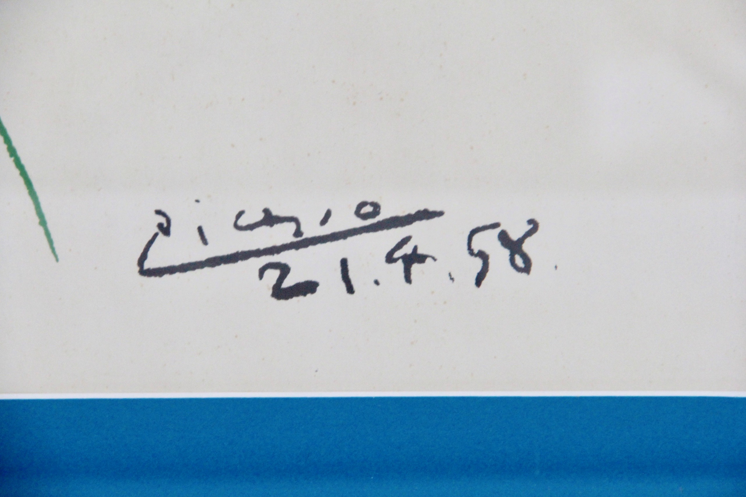 After Pablo Picasso Reproduction Lithograph "Bouquet of Peace"