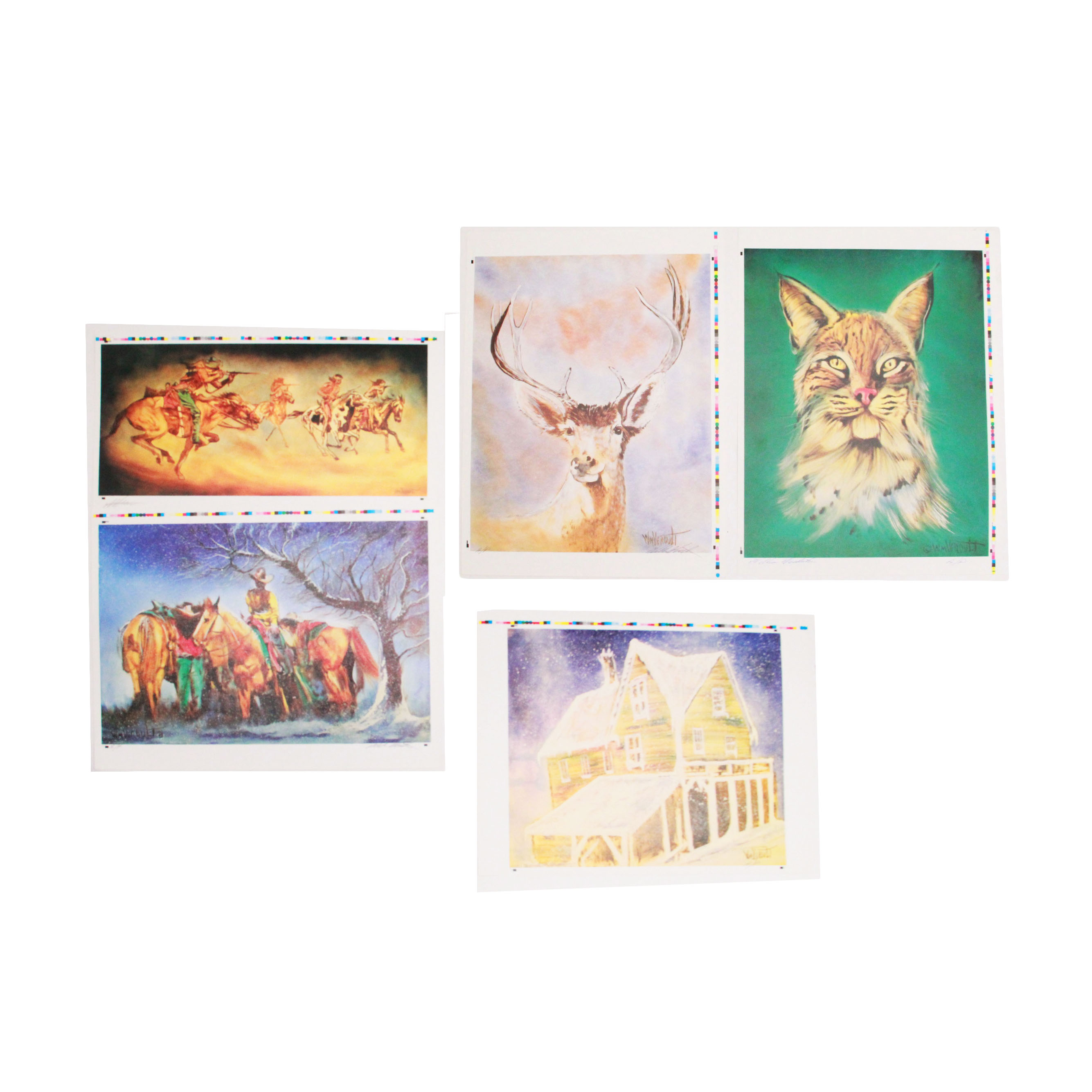 After William Verdult Artist Proof Offset Lithographs