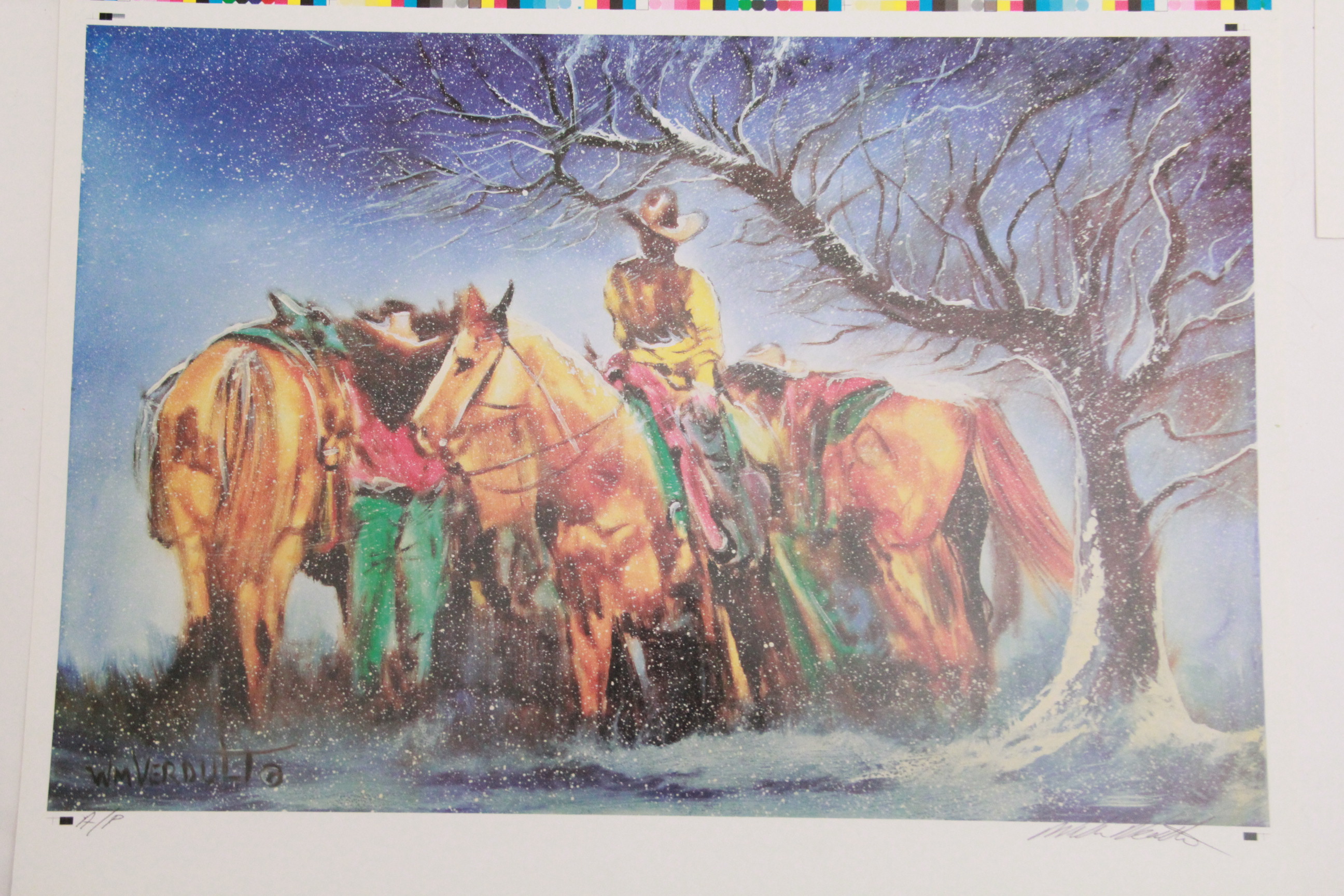 After William Verdult Artist Proof Offset Lithographs