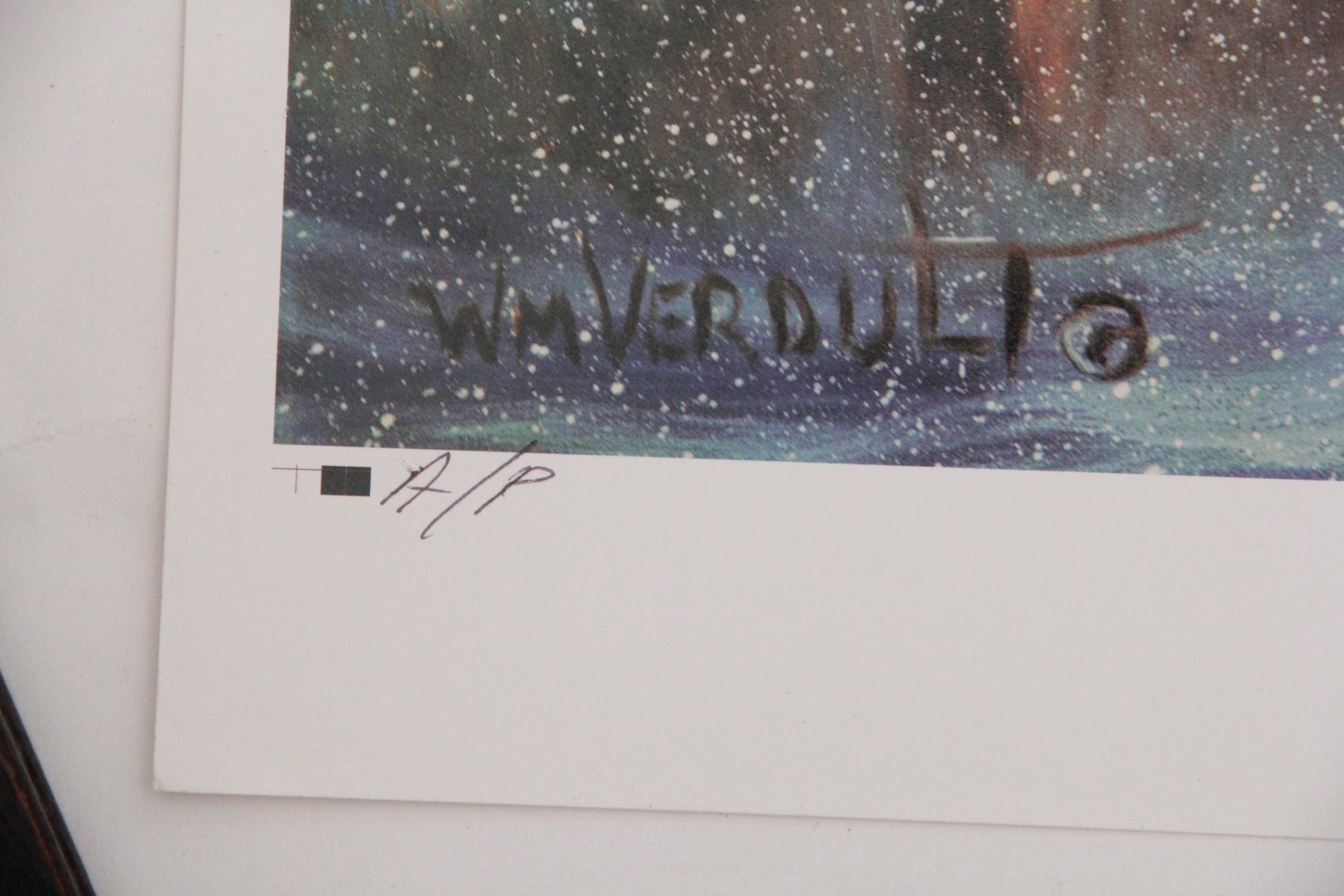 After William Verdult Artist Proof Offset Lithographs