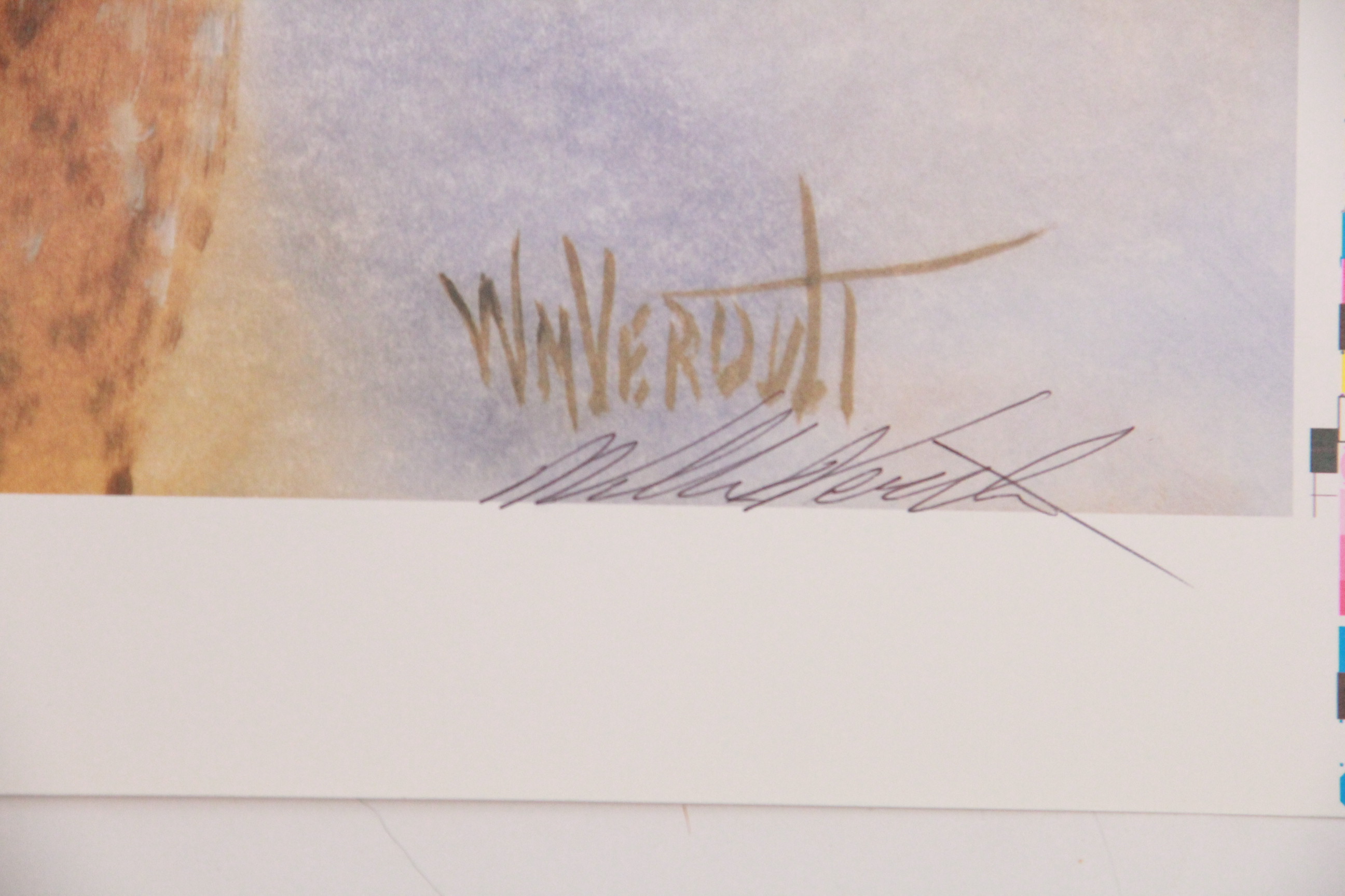 After William Verdult Artist Proof Offset Lithographs