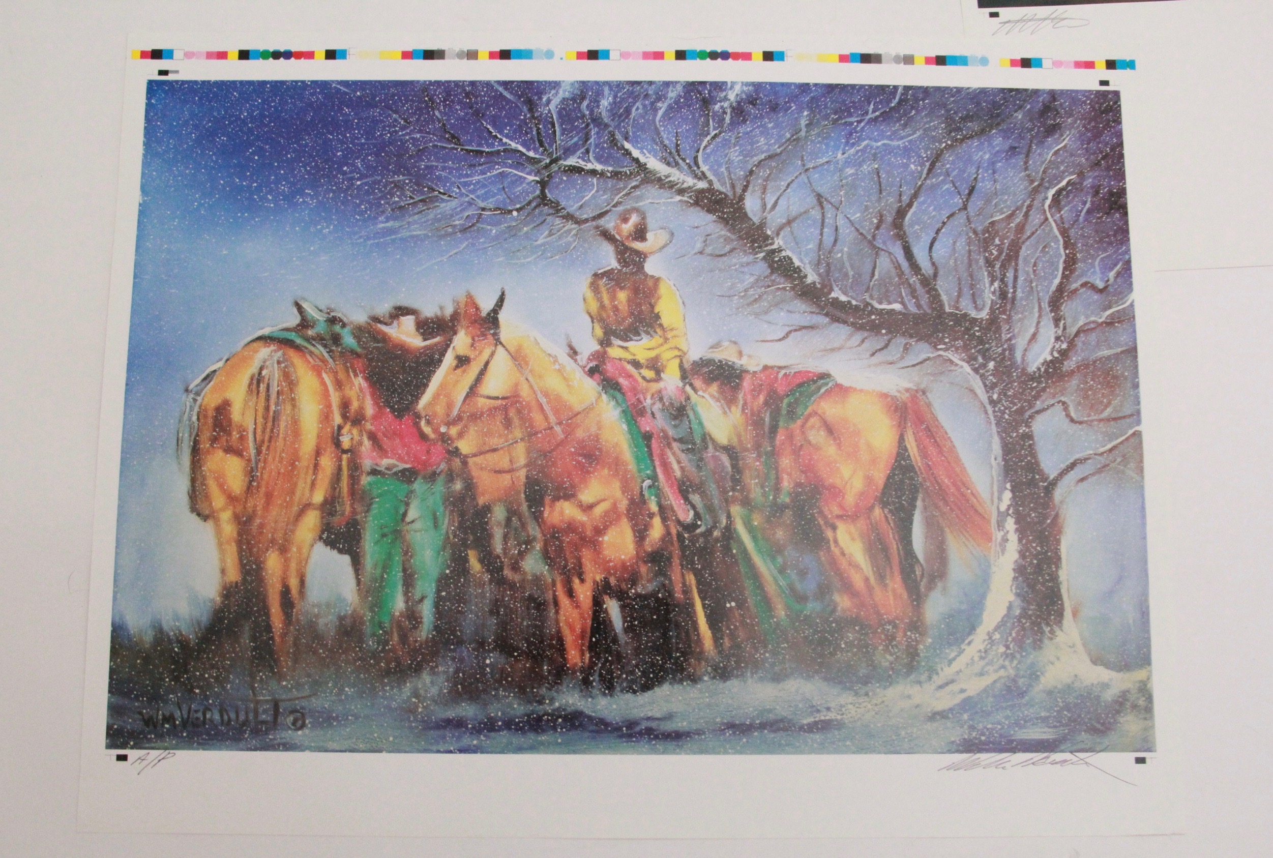 After William Verdult Artist's Proof Offset Lithographs