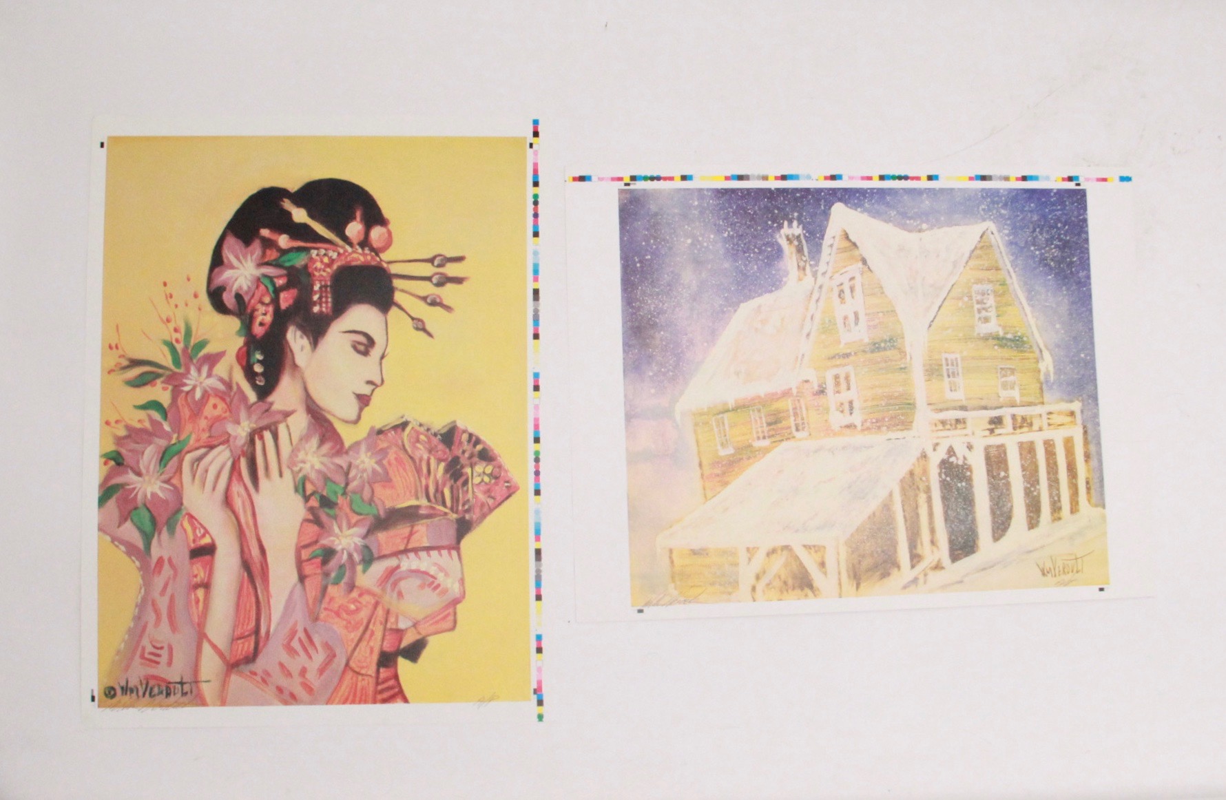 After William Verdult Artist's Proof Offset Lithographs