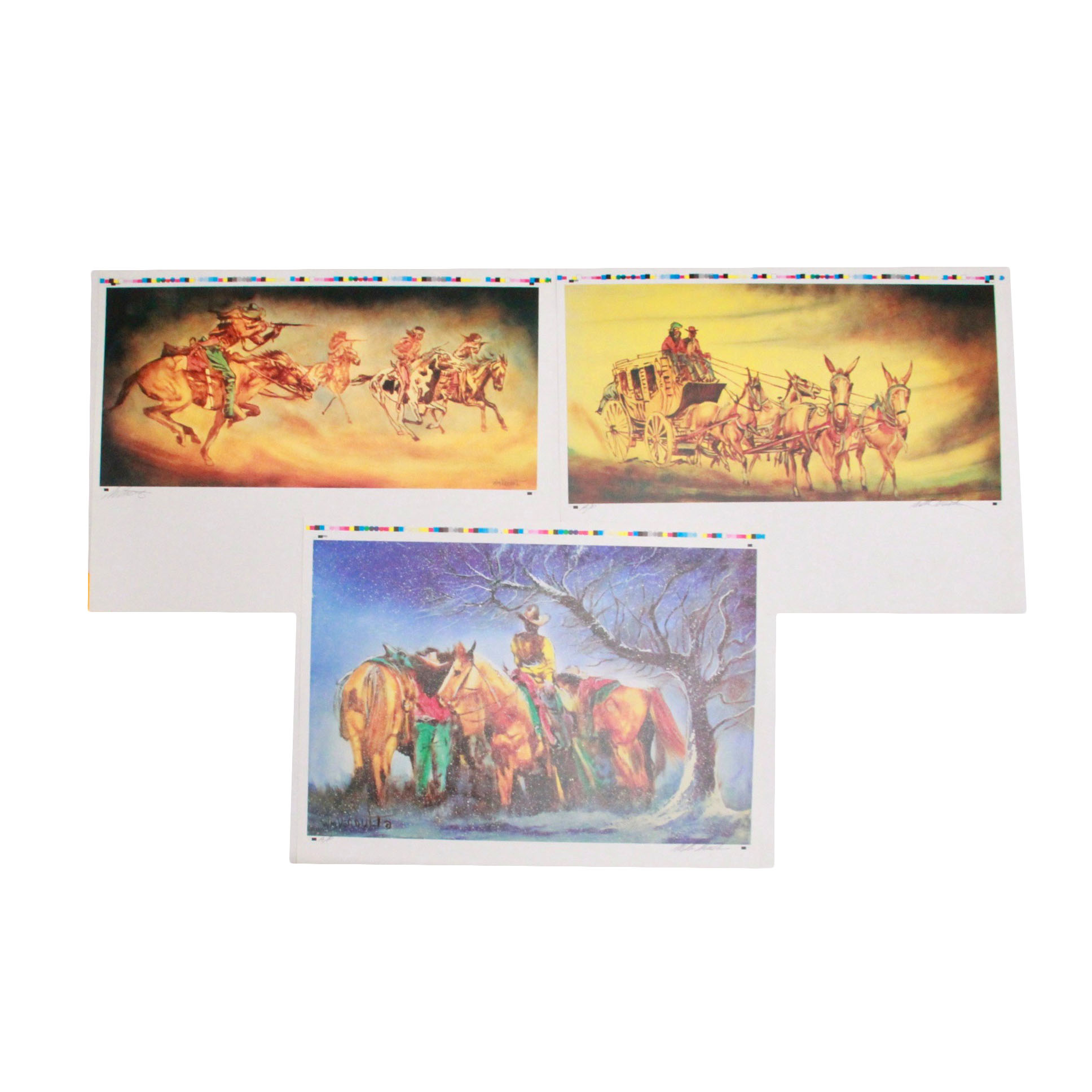 William Verdult Artist Proof Offset Lithographs of Paintings