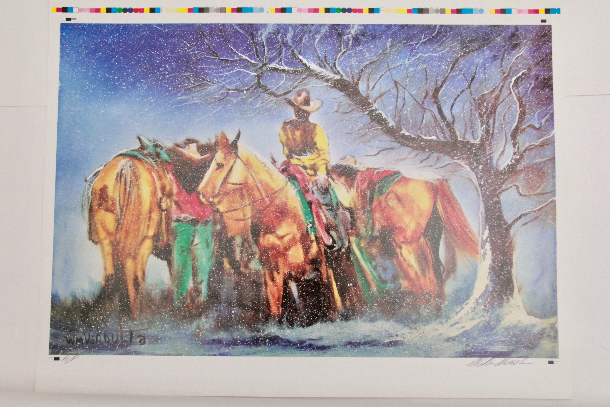 William Verdult Artist Proof Offset Lithographs of Paintings