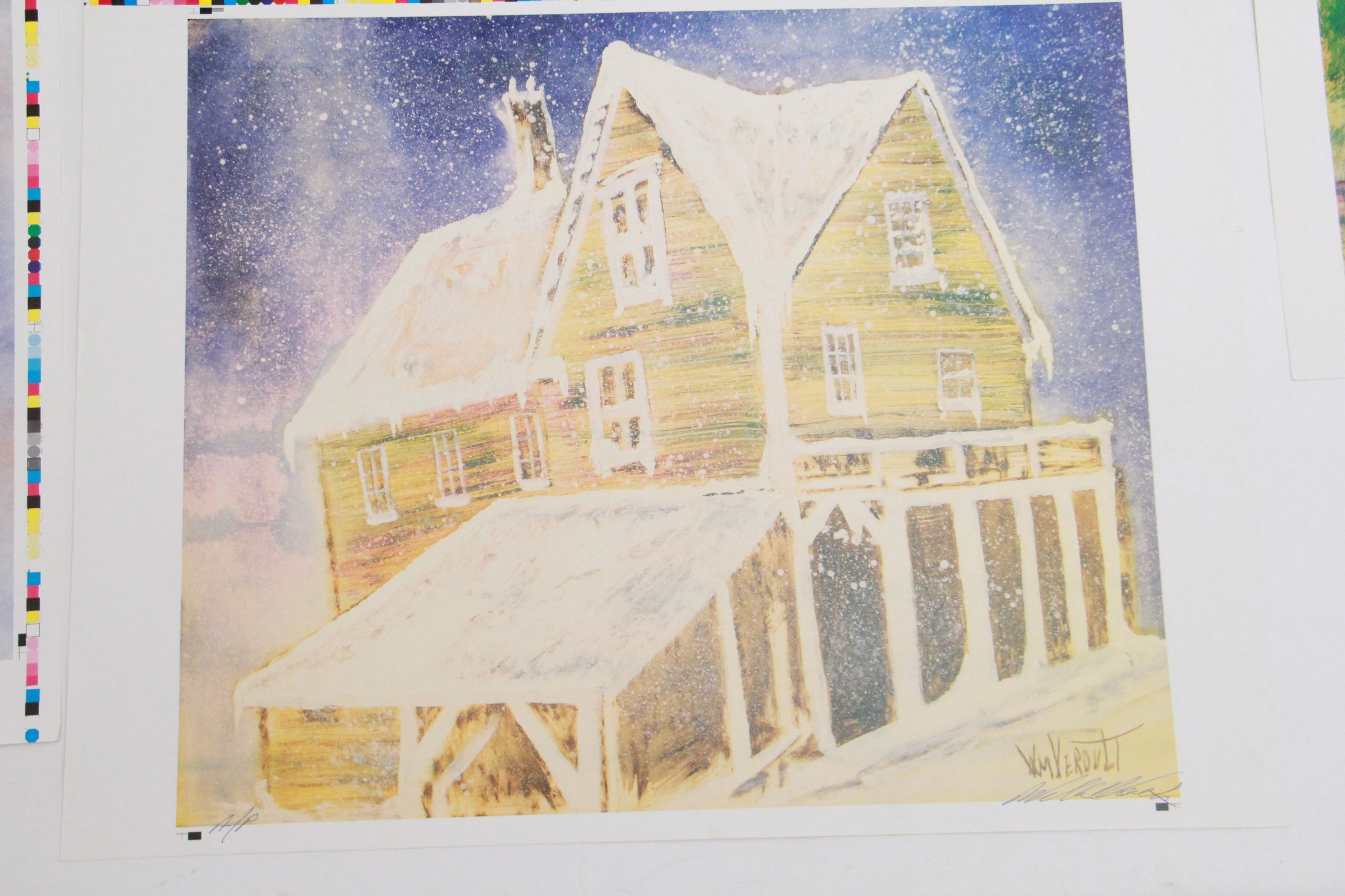 William Verdult Artist Proof Offset Lithographs of Paintings