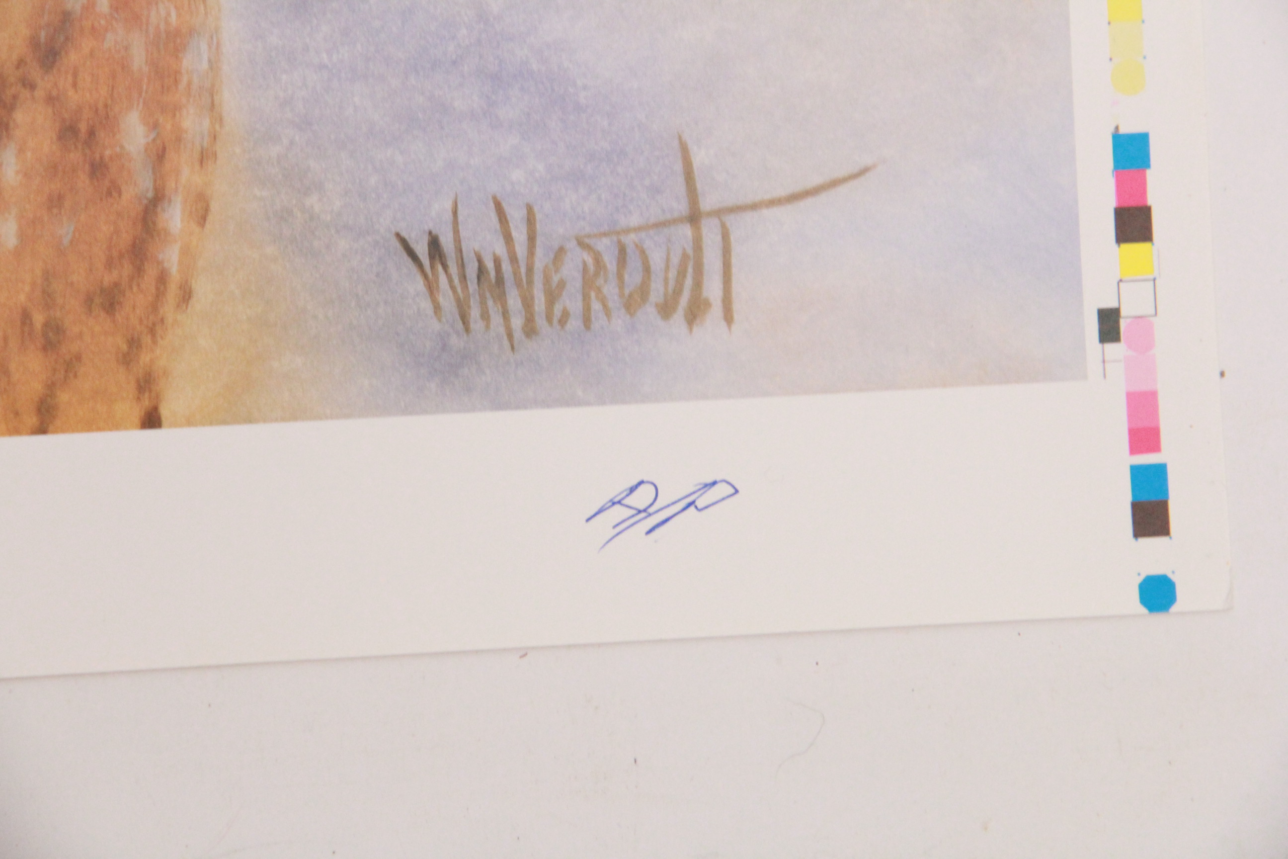 William Verdult Artist Proof Offset Lithographs of Paintings