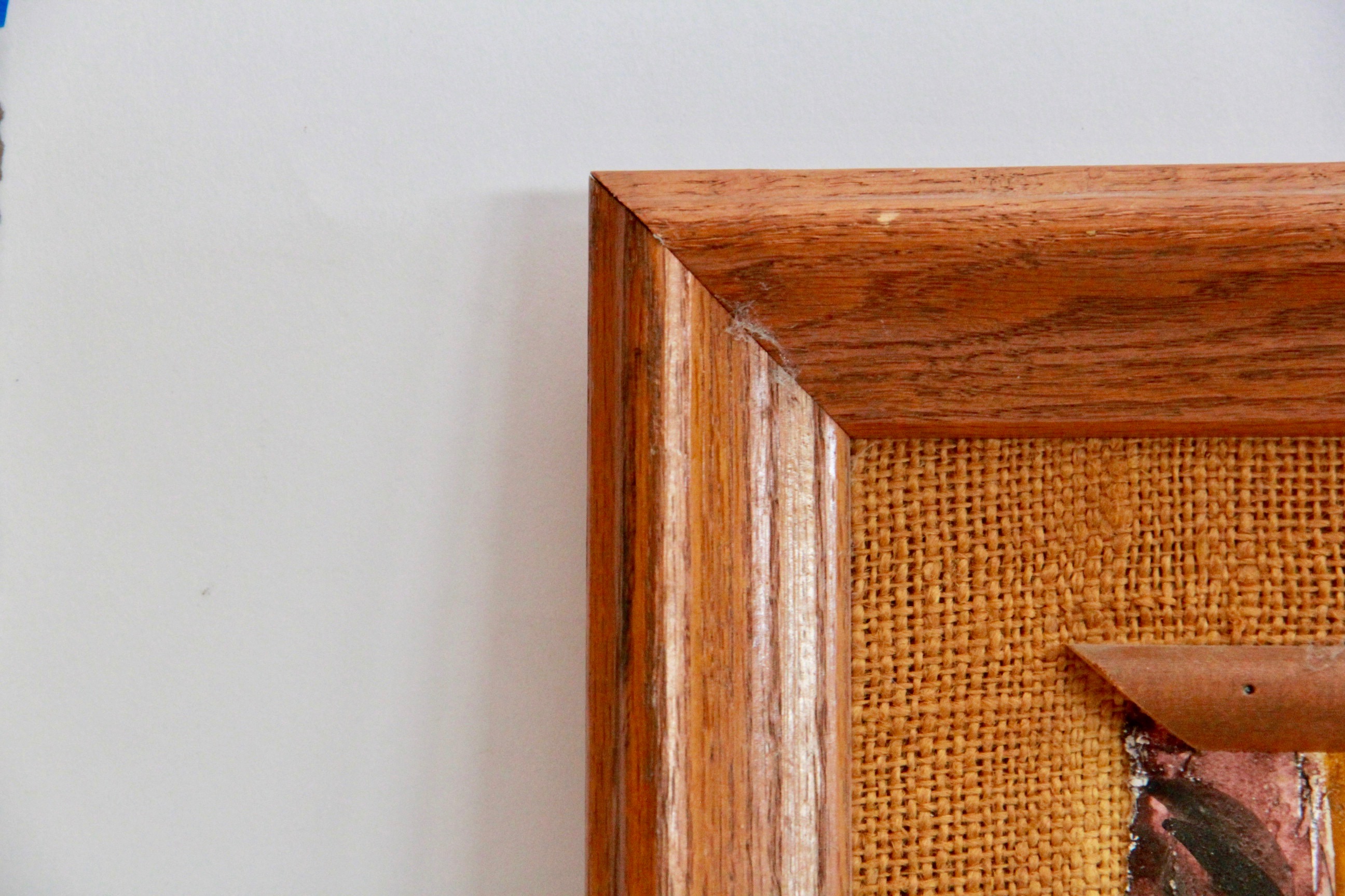 Mid Century Oil on Board of European Cityscape