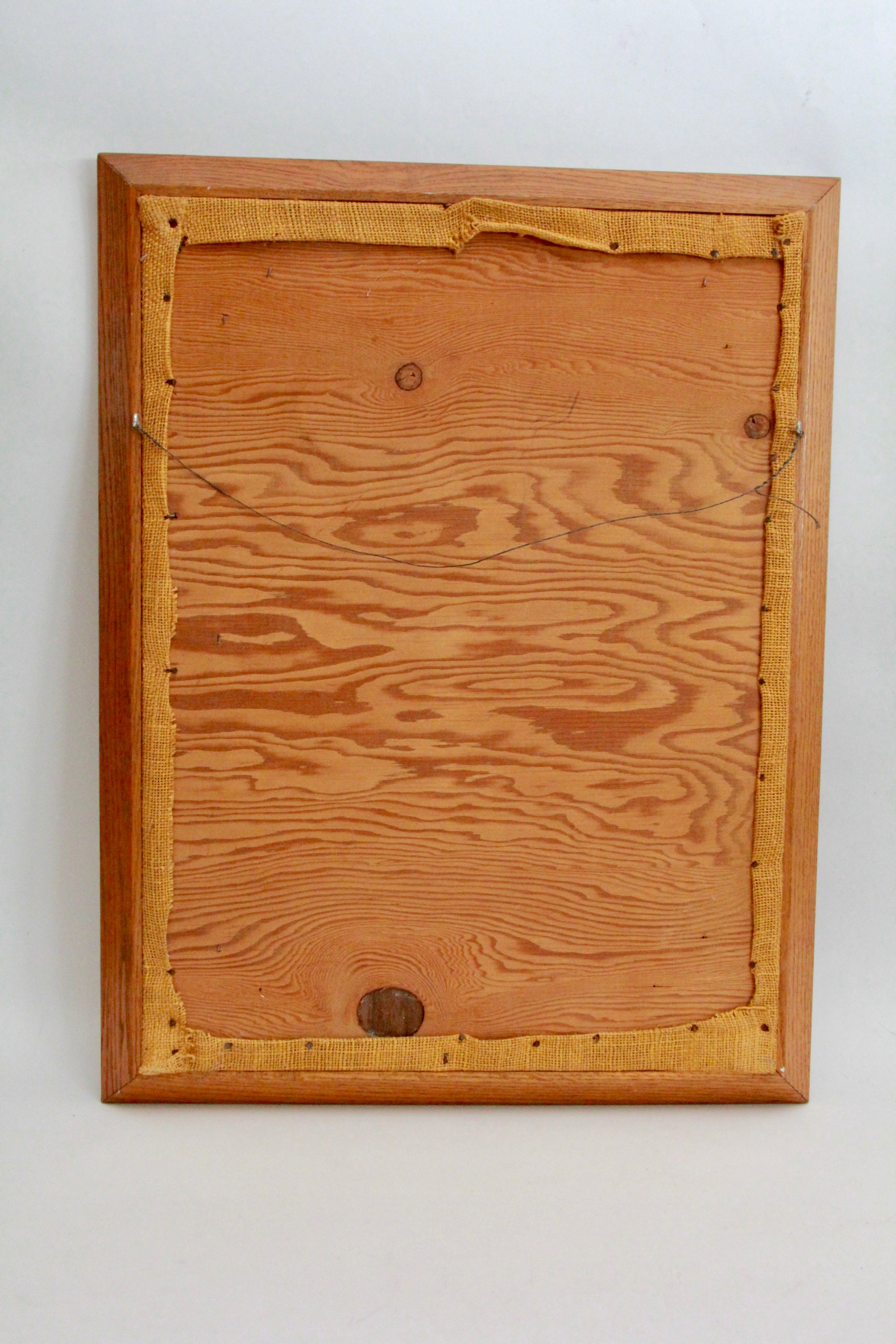 Mid Century Oil on Board of European Cityscape