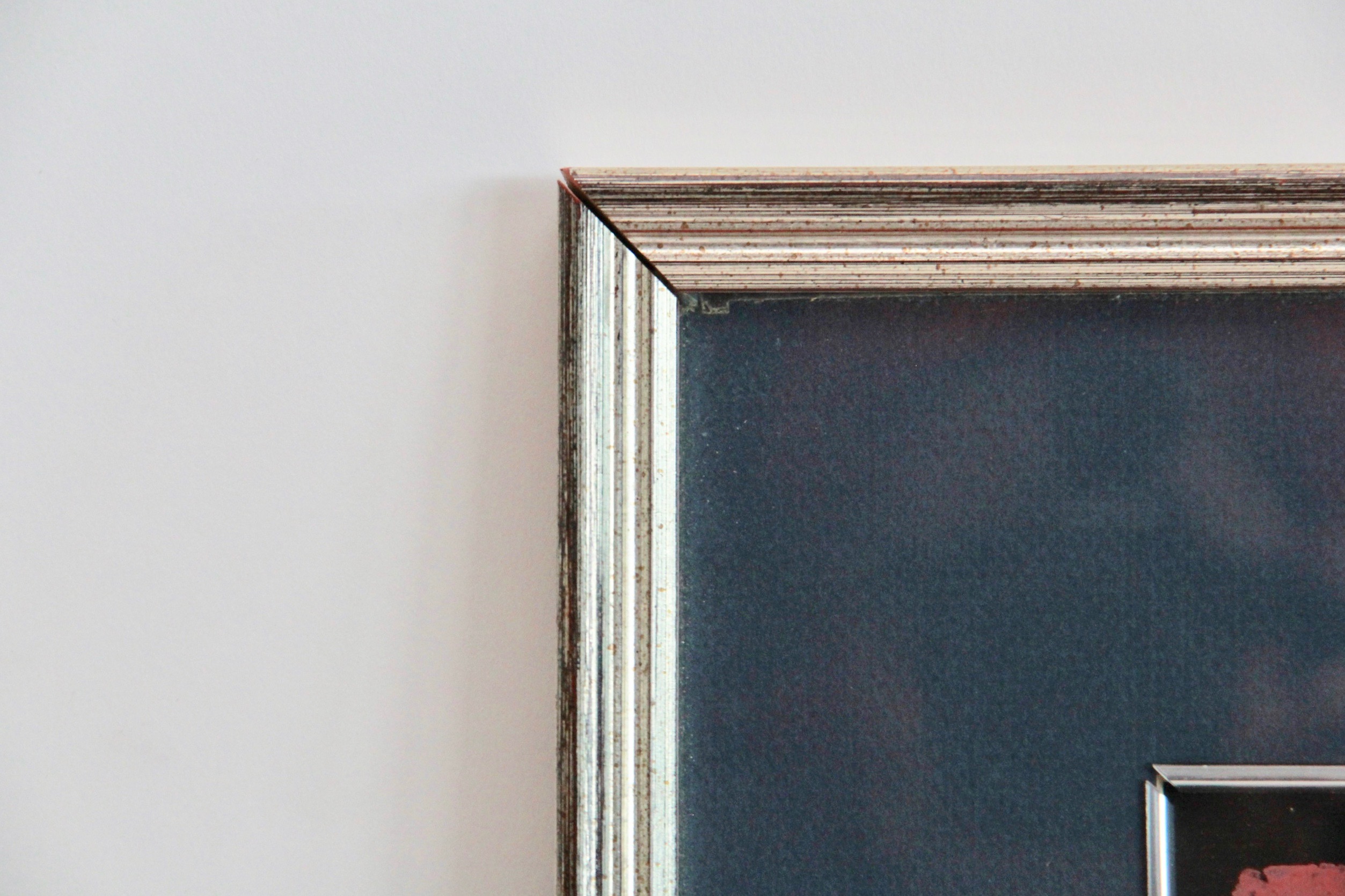 East Asian Inspired Intaglio Print on Black Paper