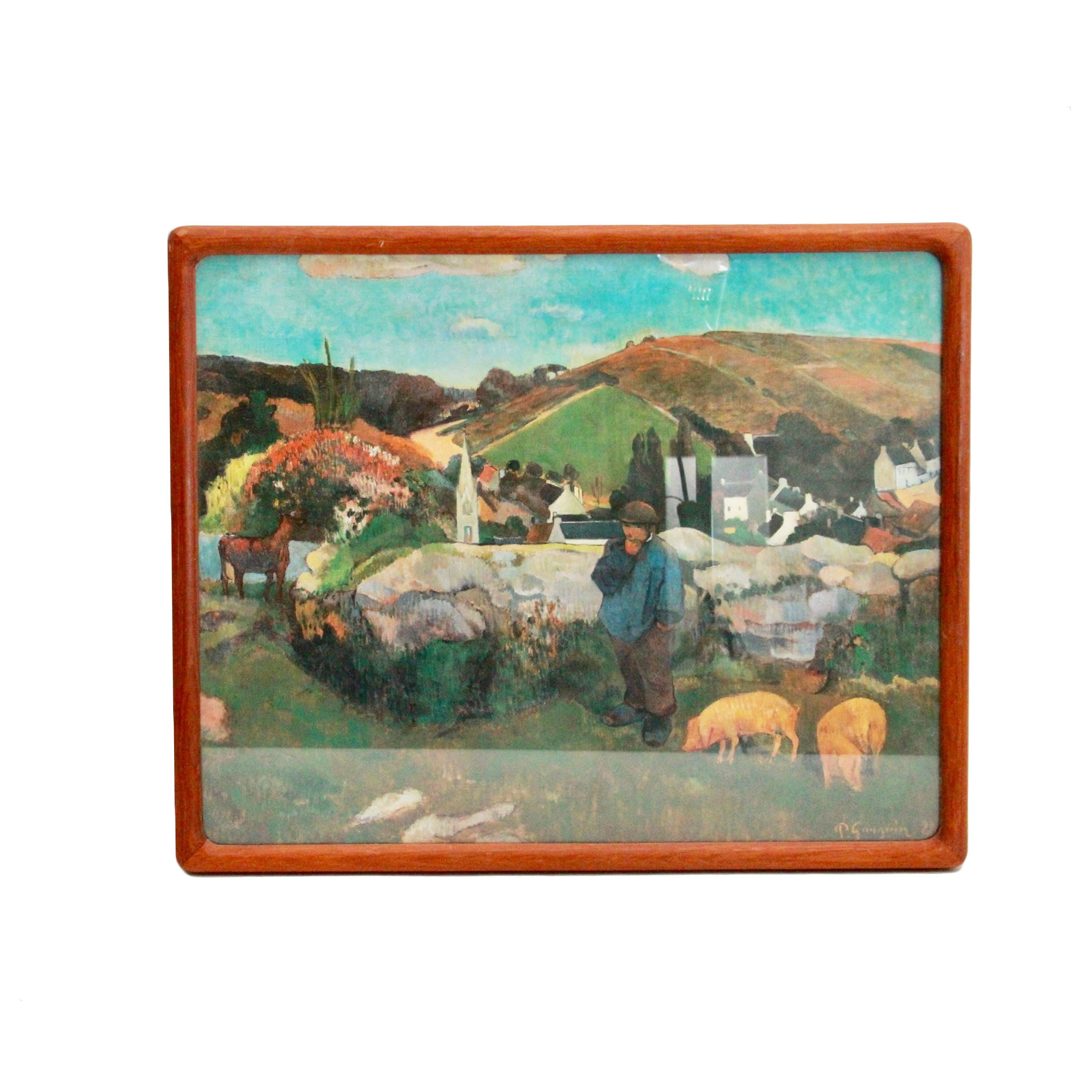 After Paul Gauguin "The Swineherd" Giclee Print