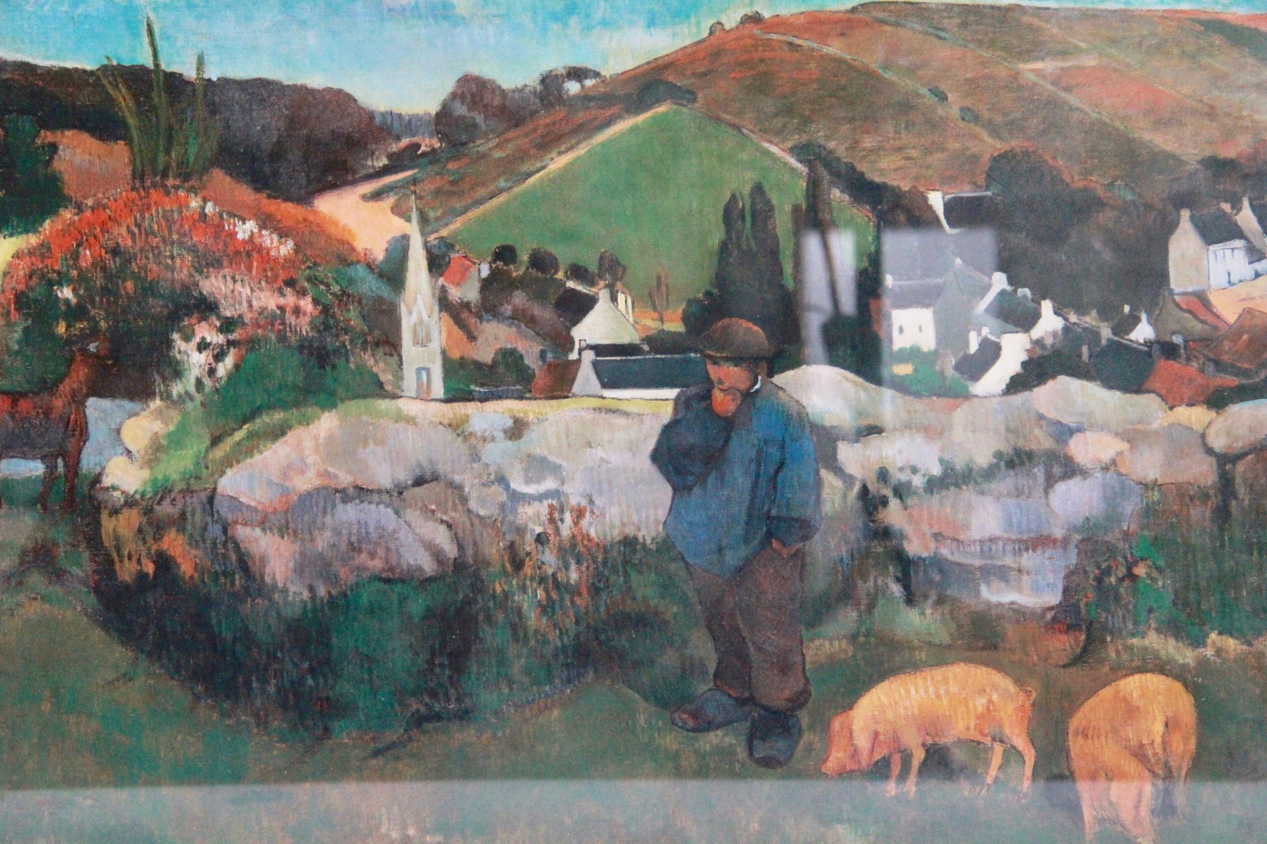 After Paul Gauguin "The Swineherd" Giclee Print