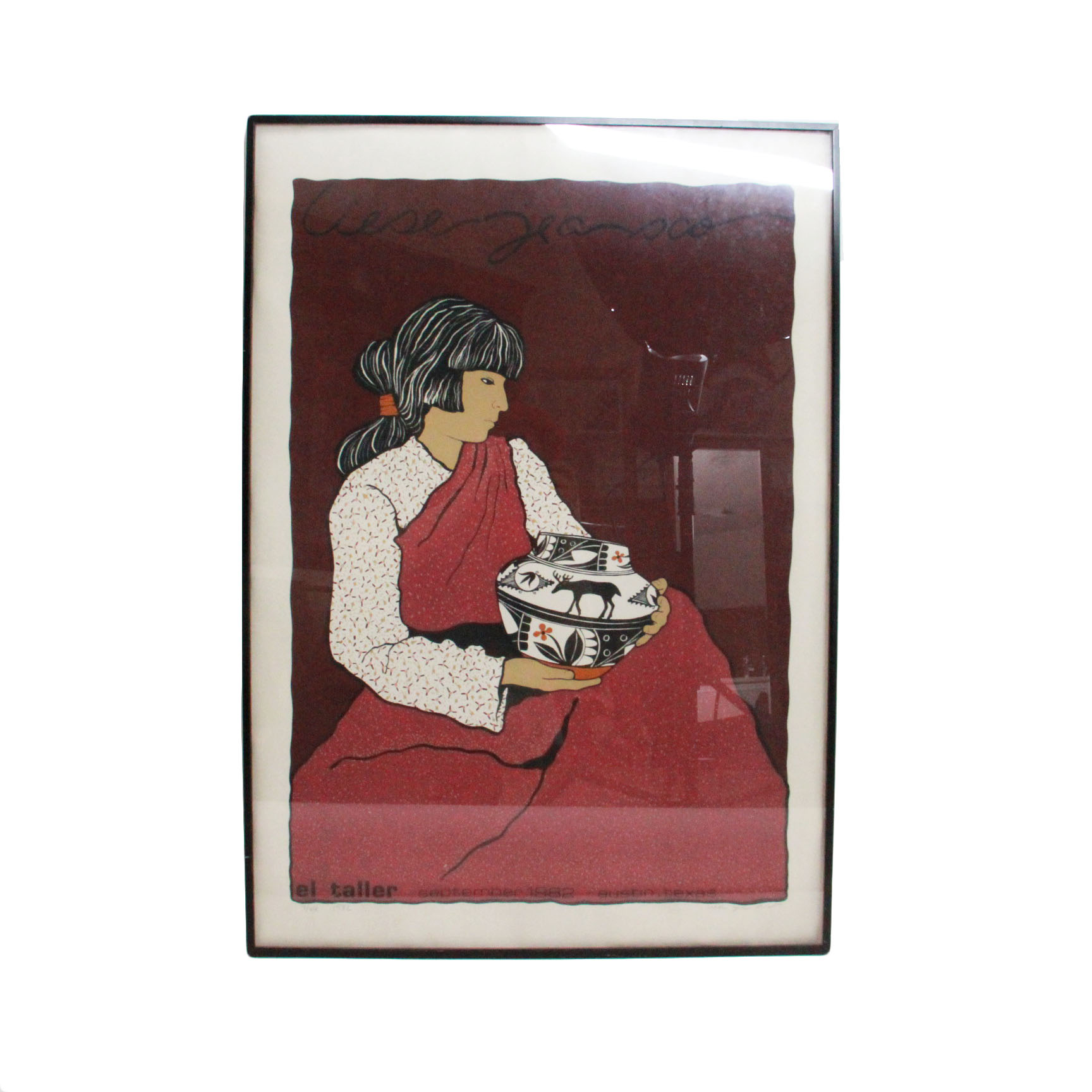 Liese Jean Scott Limited Edition Serigraph of Southwestern Portraiture